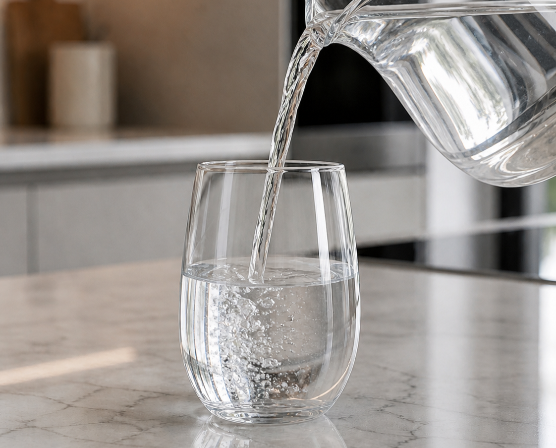 Water In A Wine Glass Tumbler
