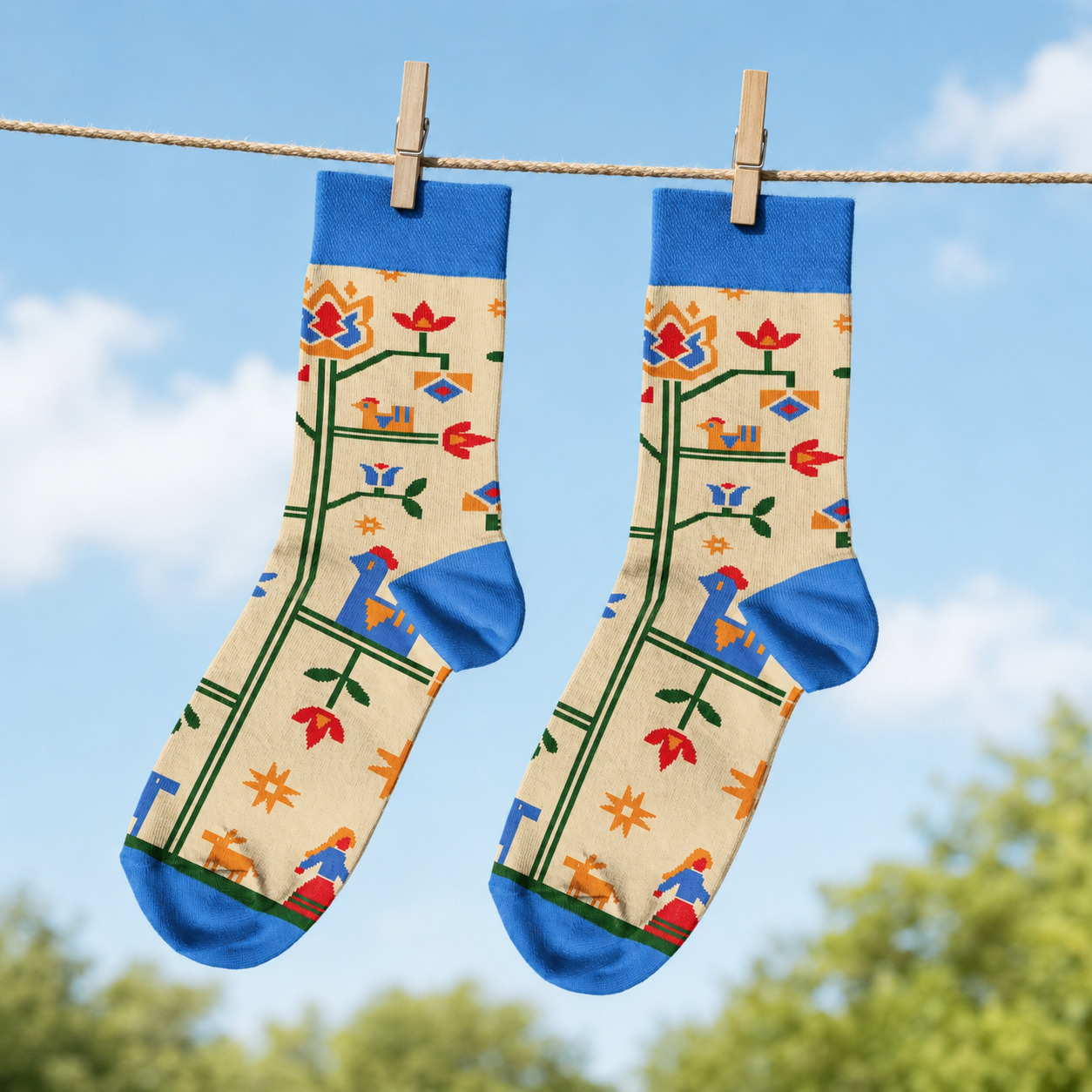 The Tree of Life Socks