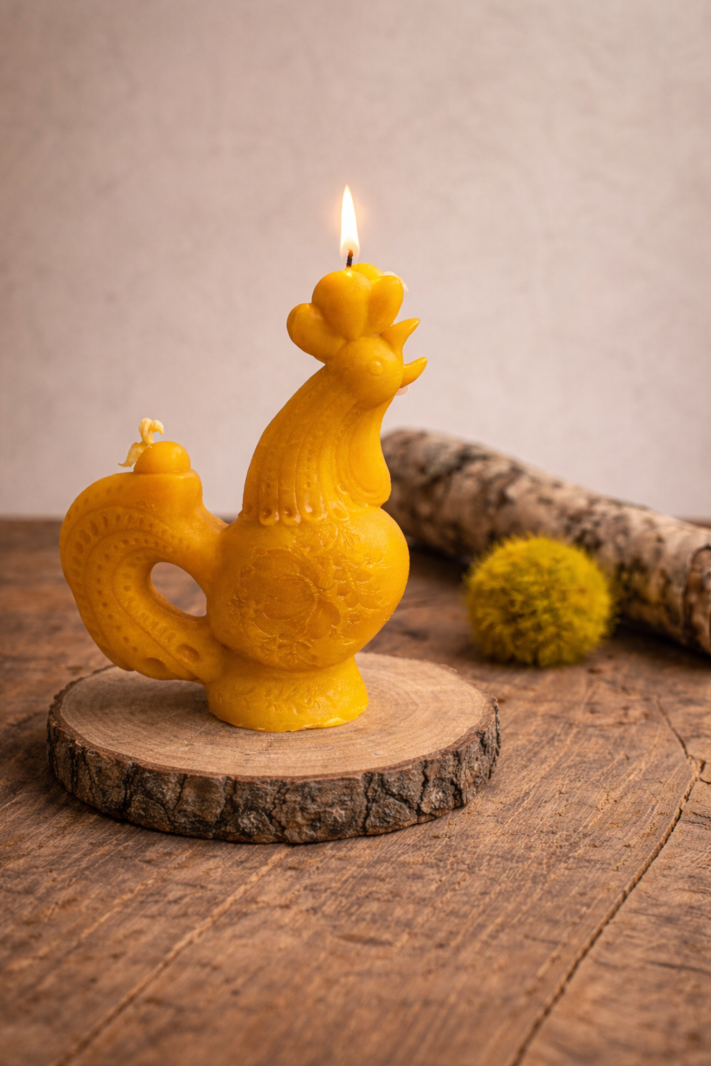 Rooster Candle