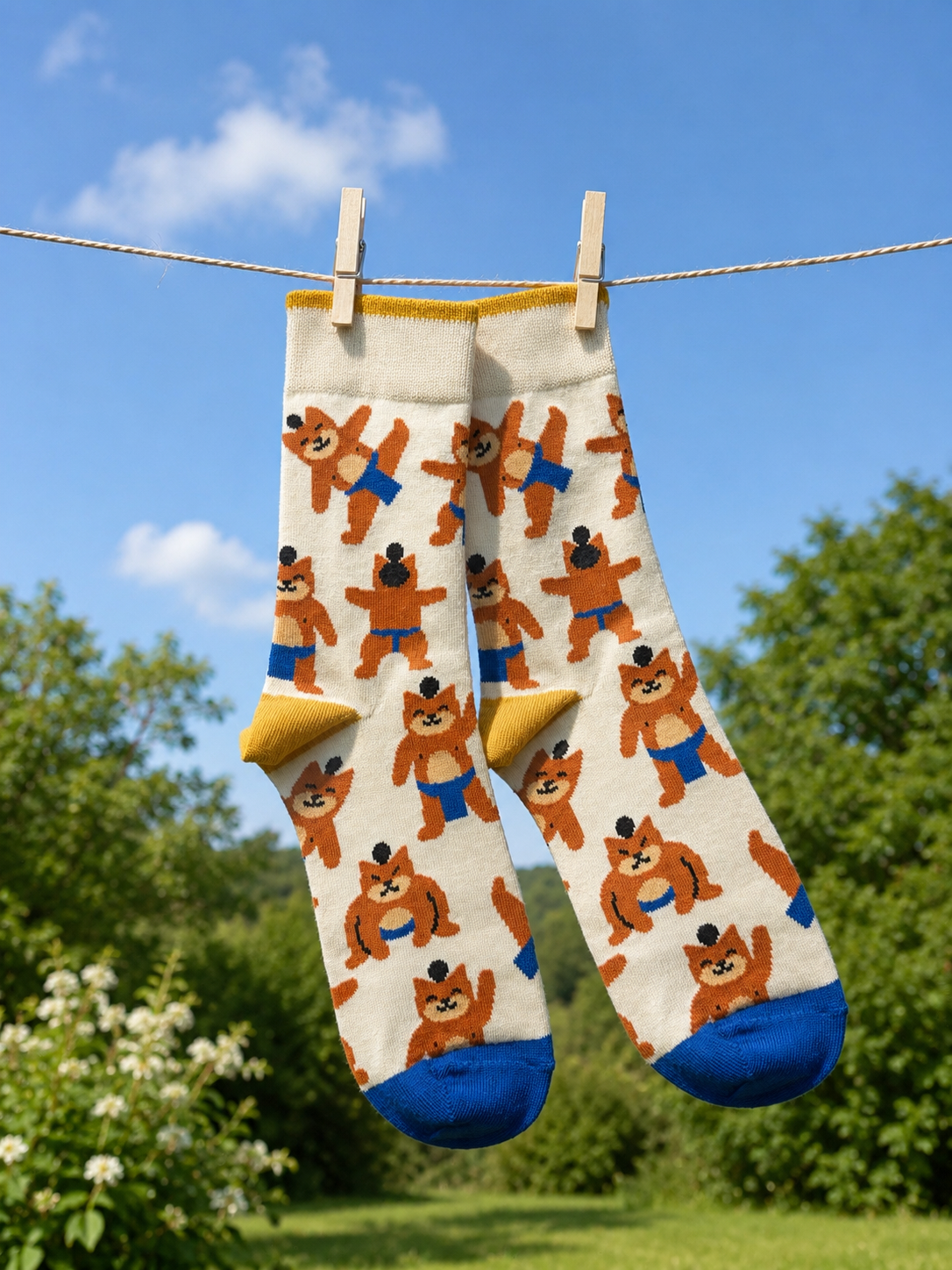 Sumo Cat Socks