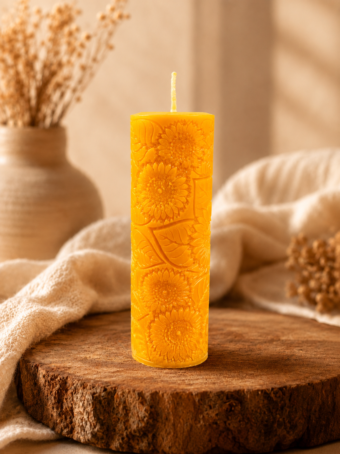 Sunflower Candle