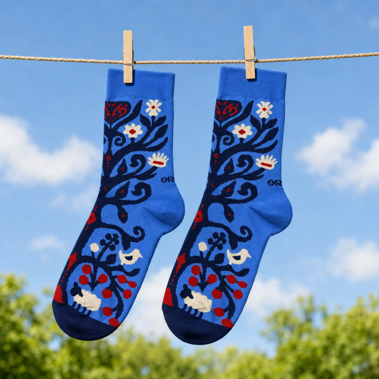 Ukrainian Folk Socks