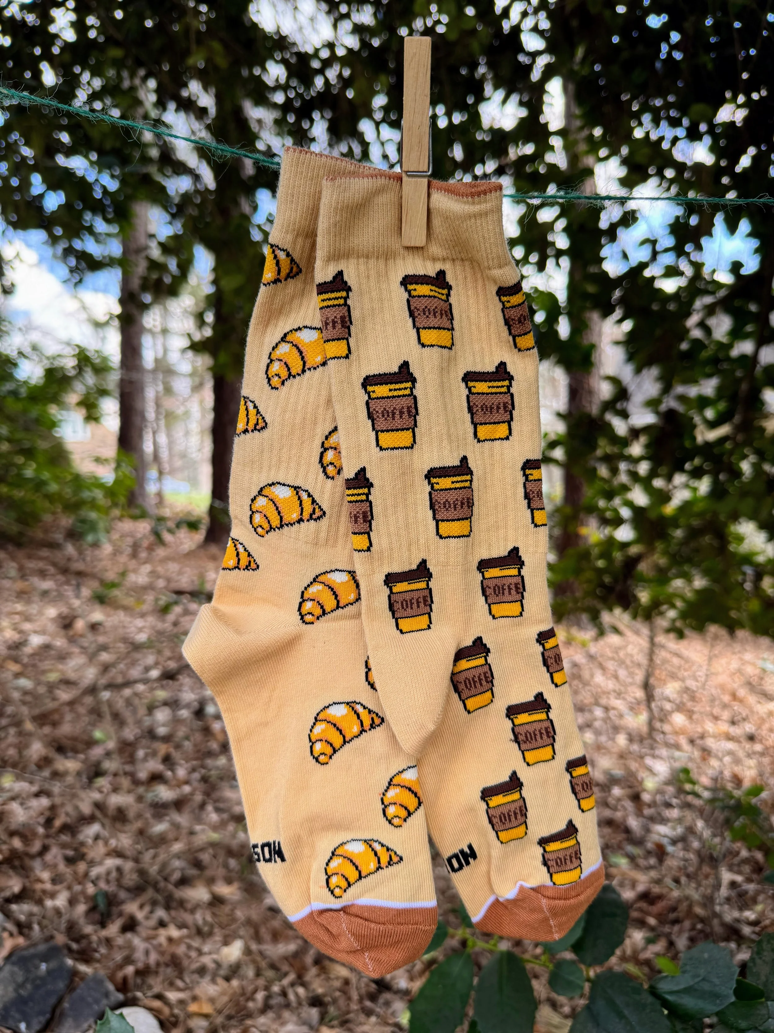 Morning Coffee Socks (mismatched)