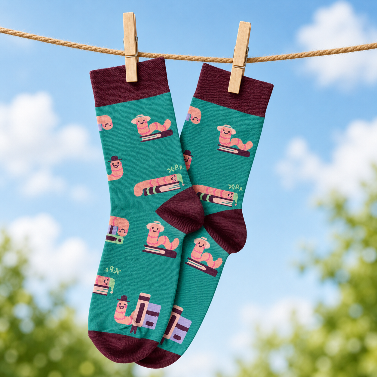 Bookworm Socks