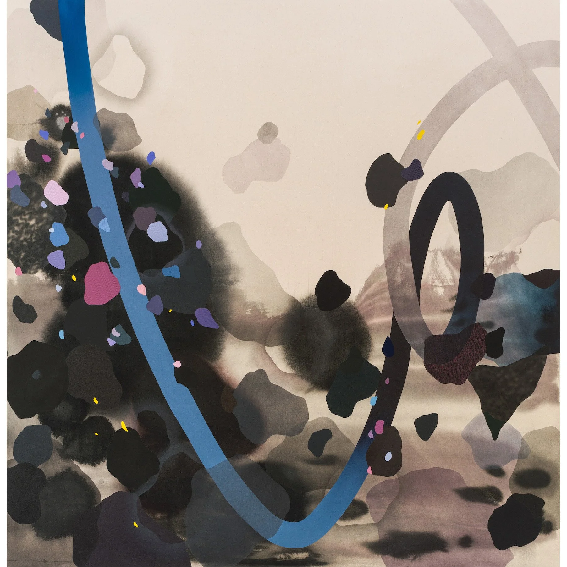 Gravity Assist, 84 x 82 in