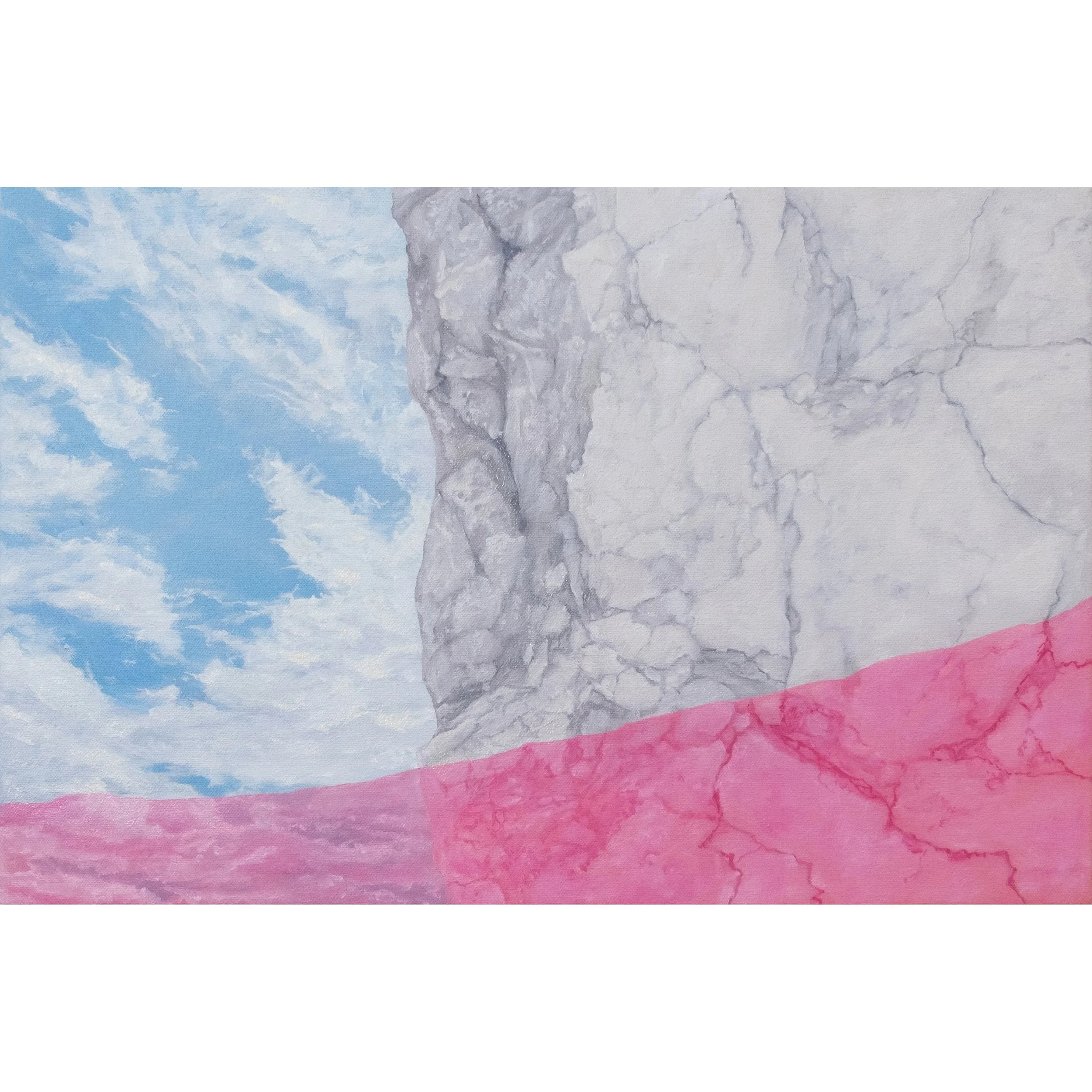 Solidified Concrete/Sky, 12 x 18 in