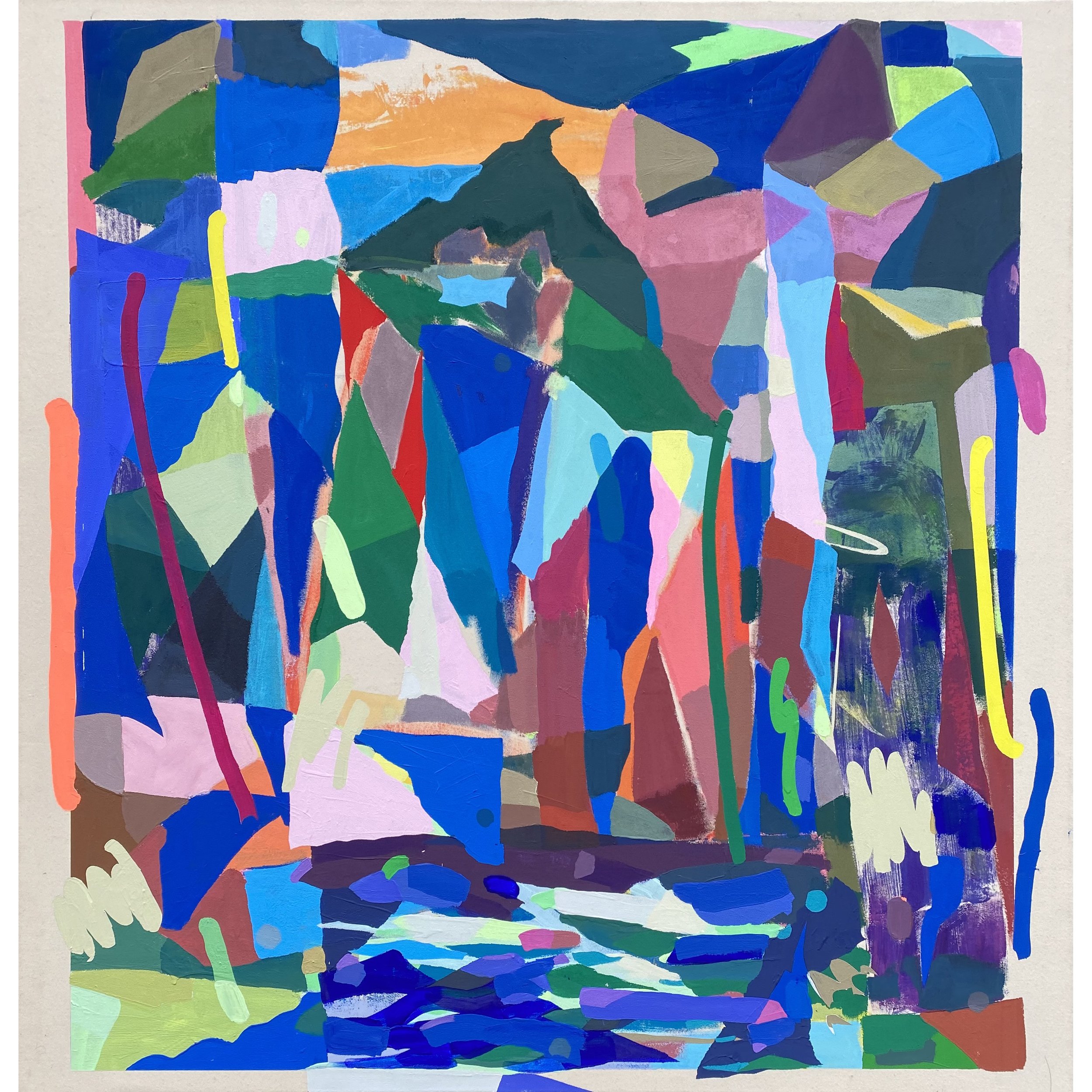 The Falls, 52 x 54 in