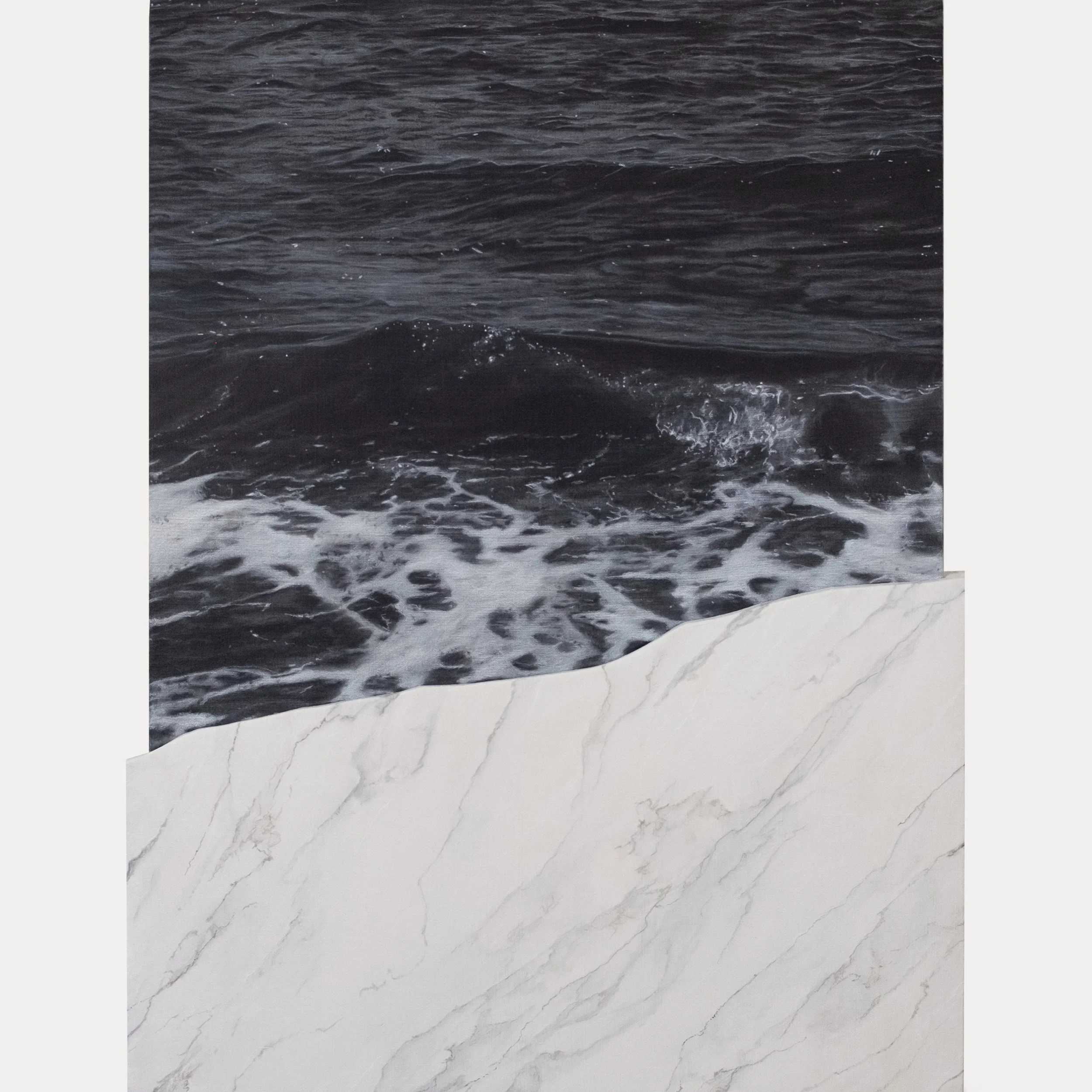 Will Brown, Extruded Stone / The Bay, 23 x 30.5 in