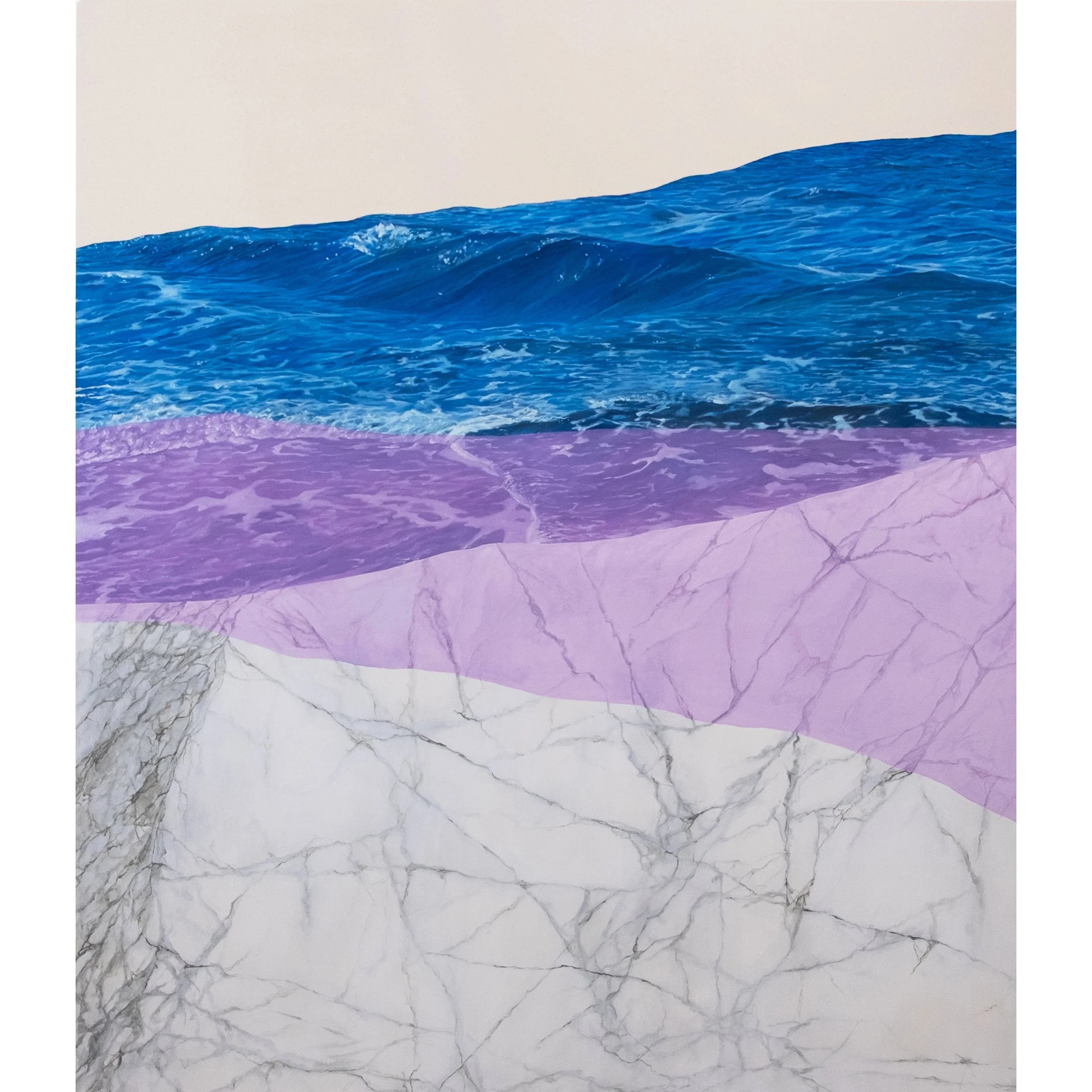 Buried Landscape I, 58 x 50 in