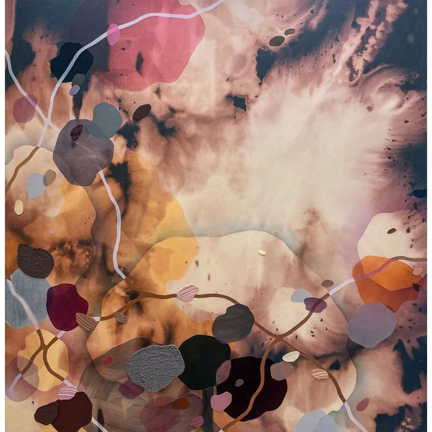 Tanner Lind, slow burn, 42 x 41 in