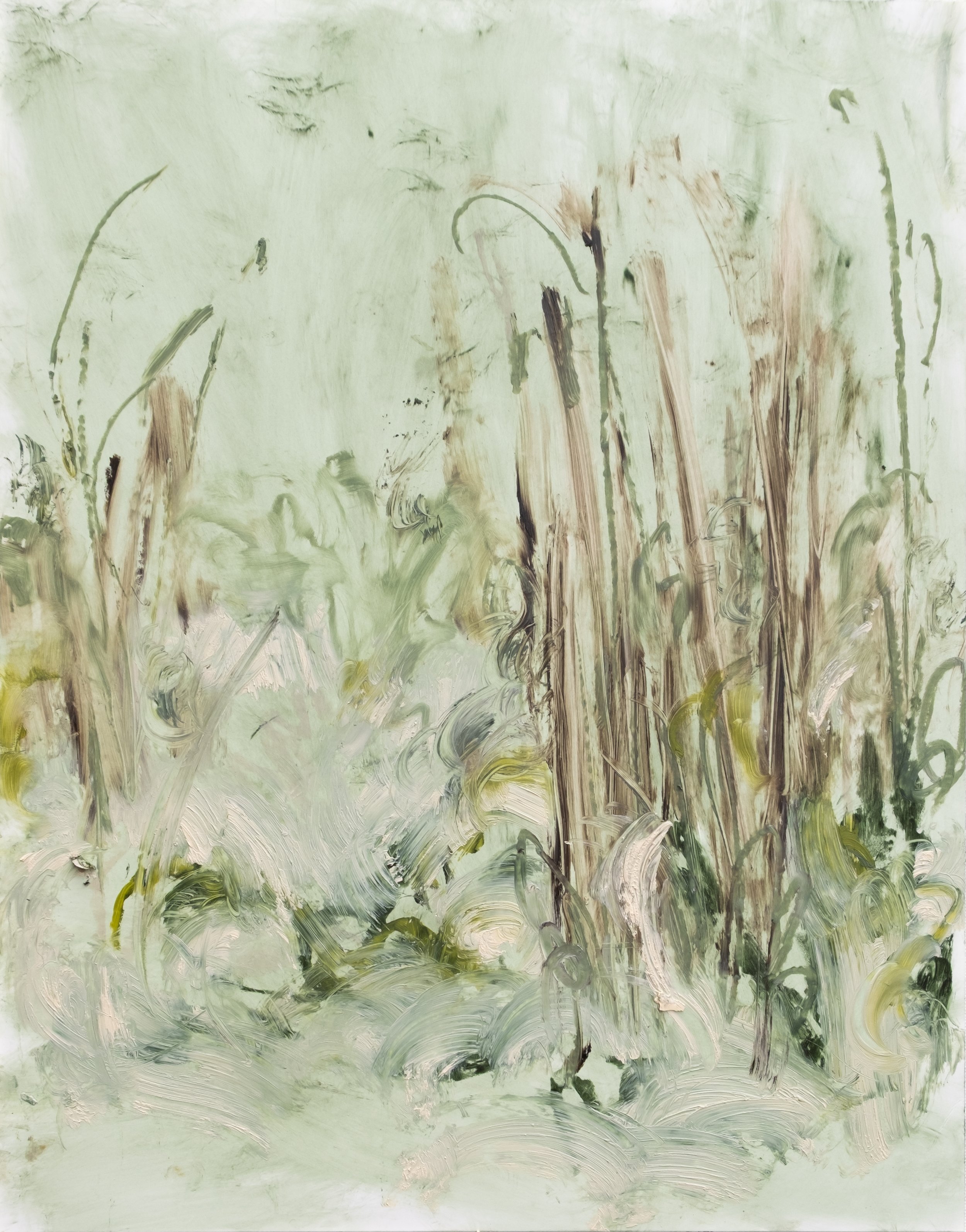 It Faded | Oil stick on Yupo | 14 x 11 inches | $895