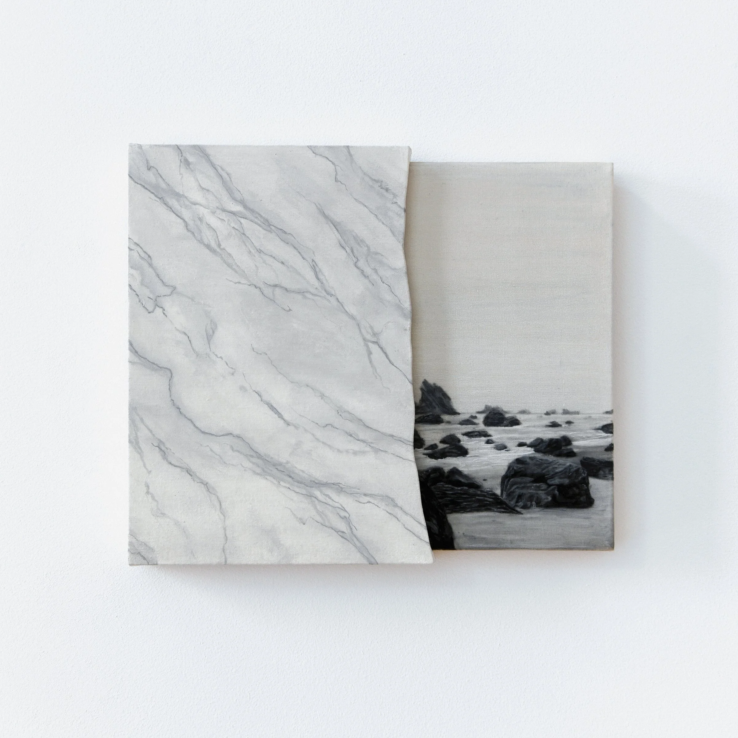 Will Brown, Covered Shore, 19.5in x 22.5in x 2in