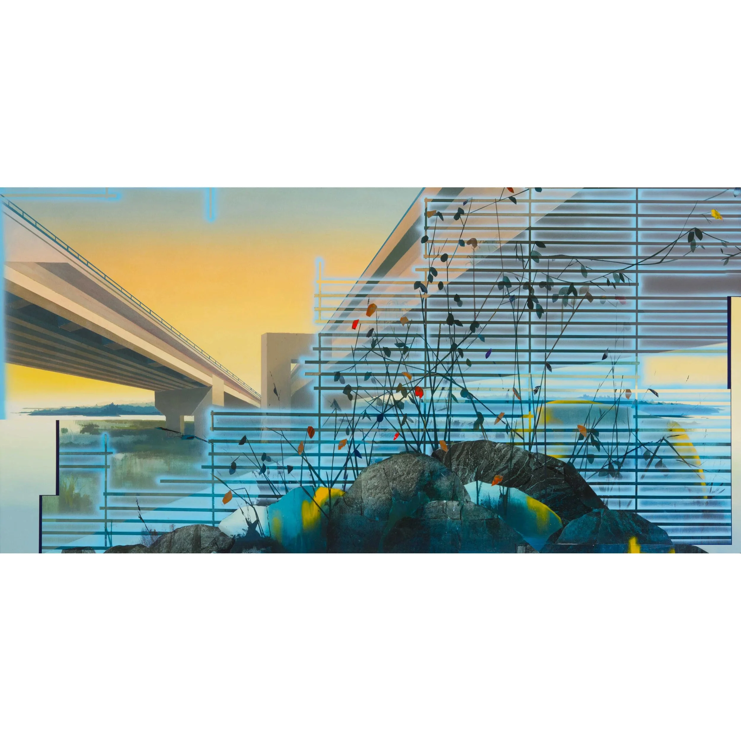 Speed x Distance x Time (Part I), 42 x 72 in