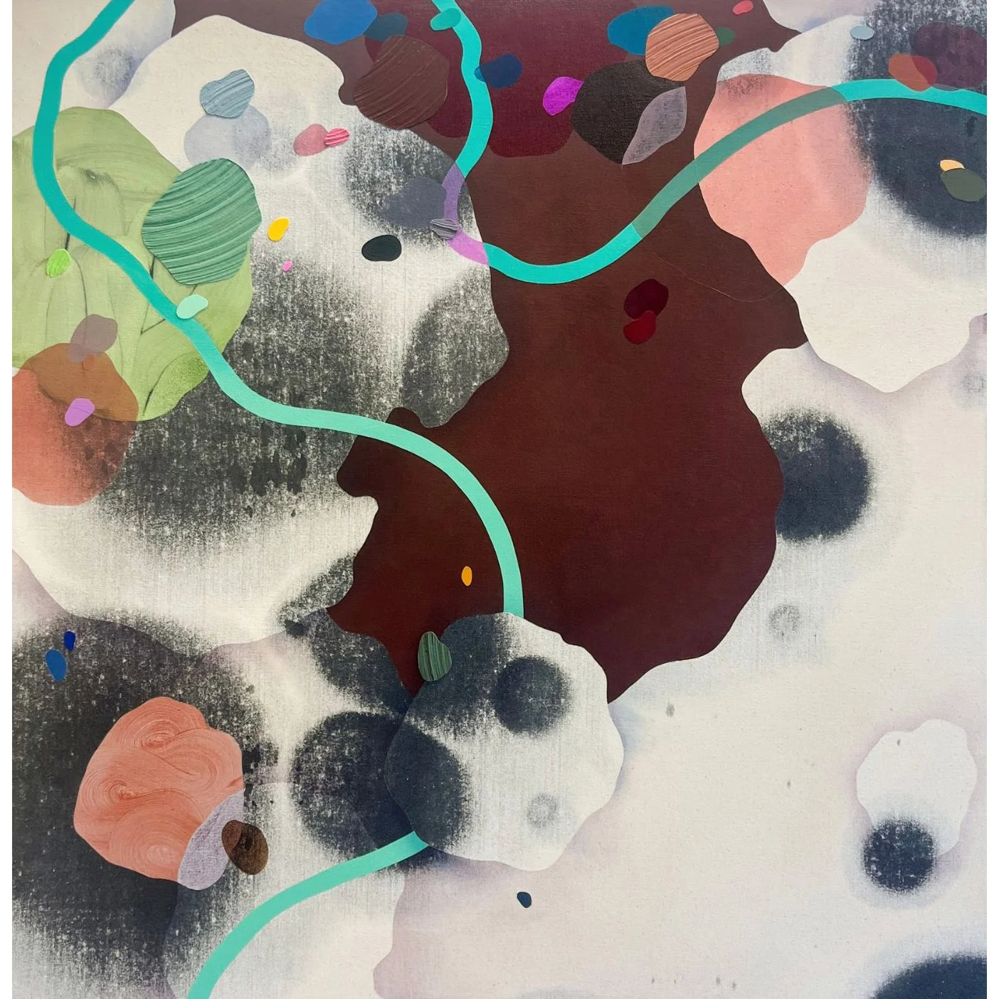 Tanner Lind, resurface, 42 x 41 in