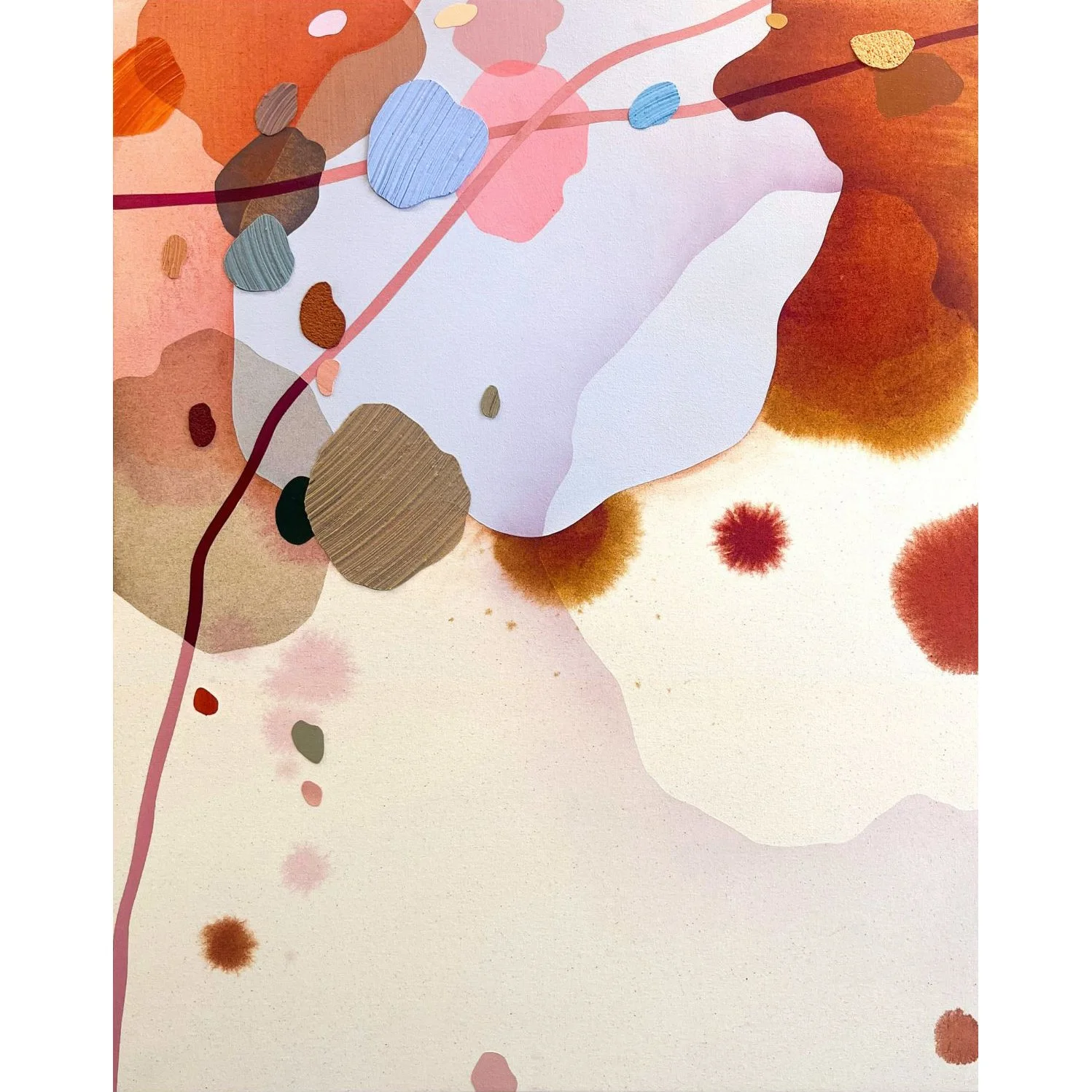 Tanner Lind, in passing, 30 x 24 in