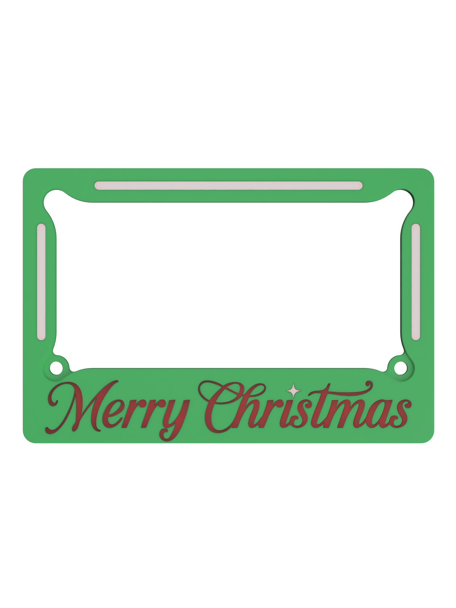 Motorcycle Number Plate Frame - Custom Moment