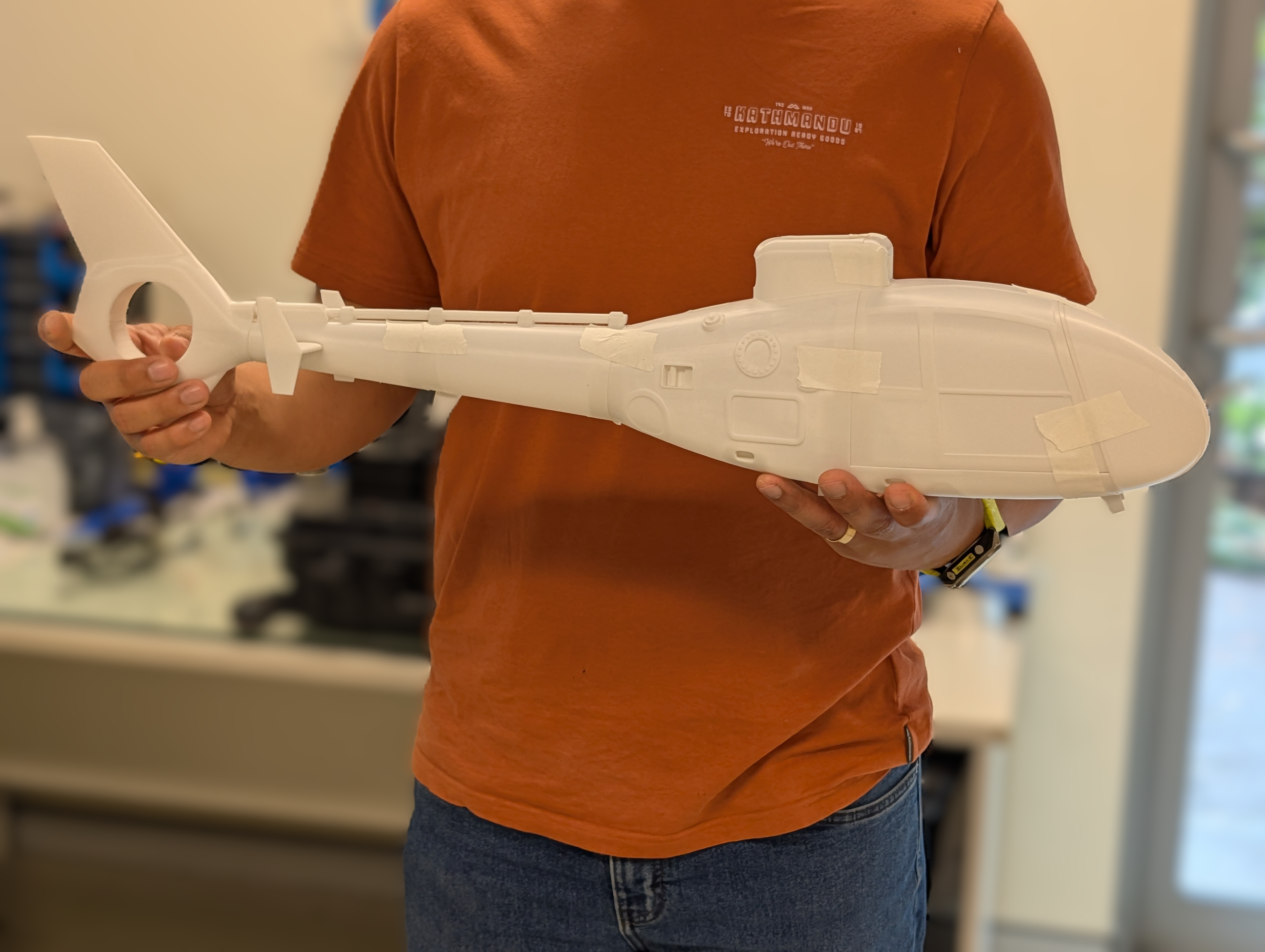 Model Helicopter 3D printed