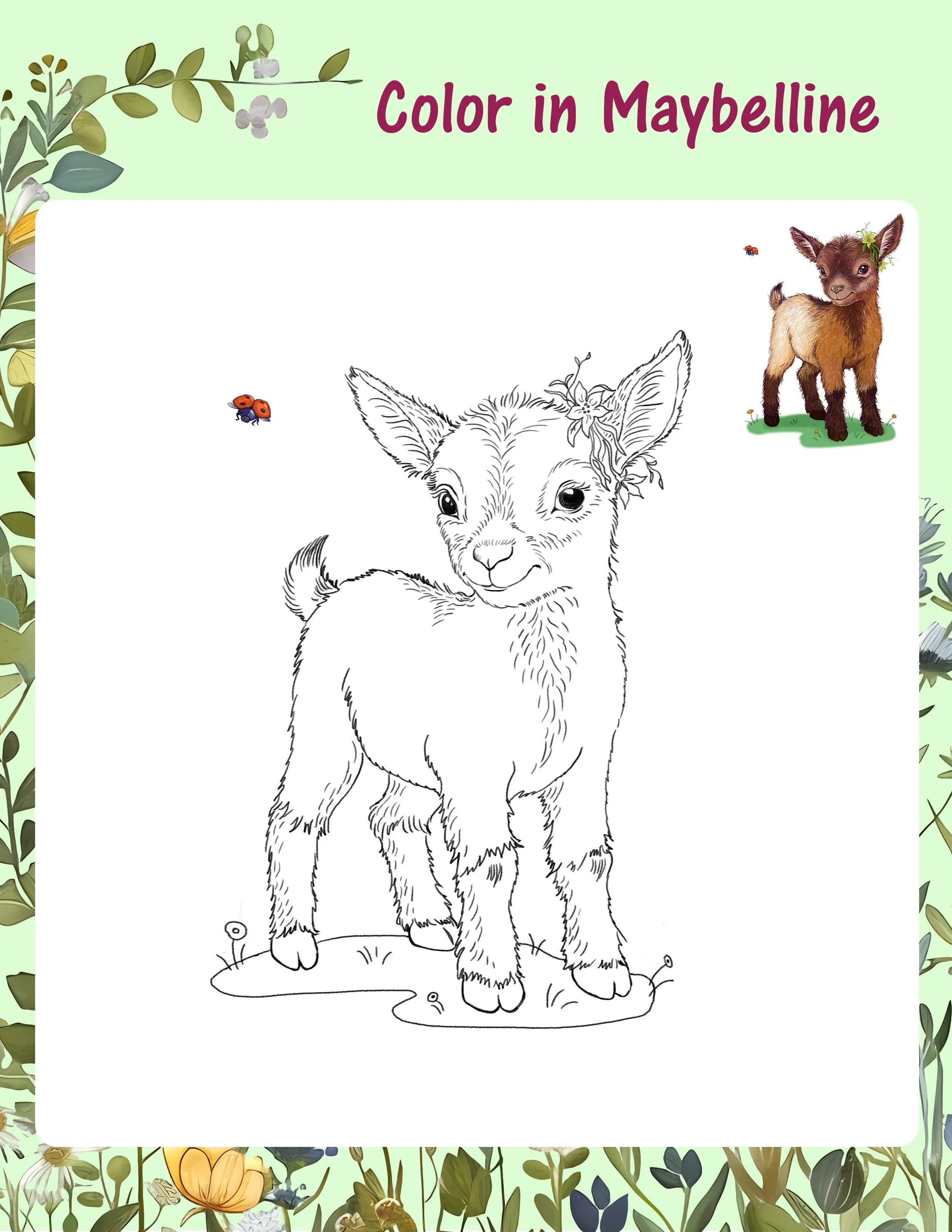 Color in Maybelline!