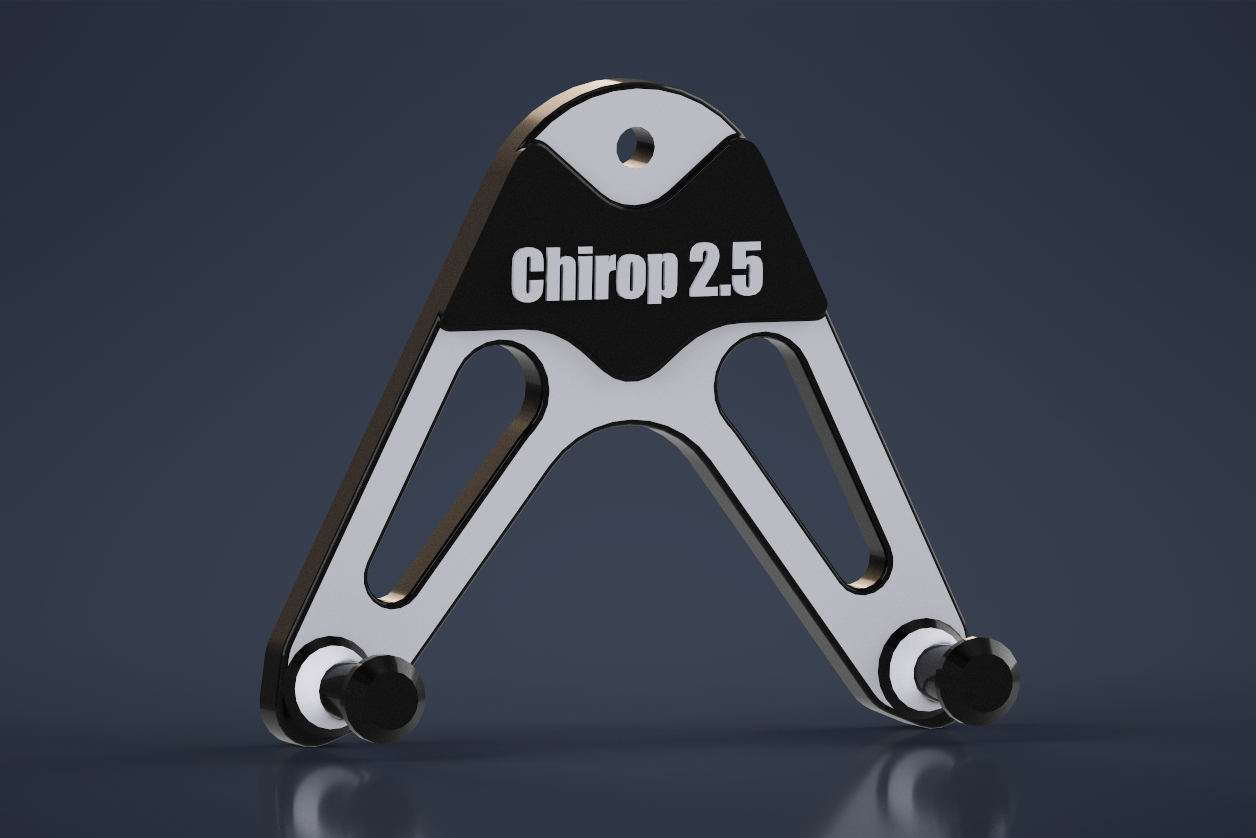 AeroBat Chirop 2.5" Wall Mount STL File