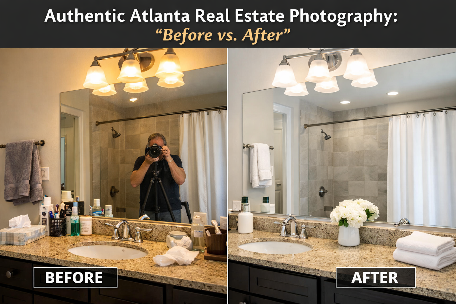 The Bathroom Truth Test: Authentic Atlanta Real Estate Photography That Buyers Trust