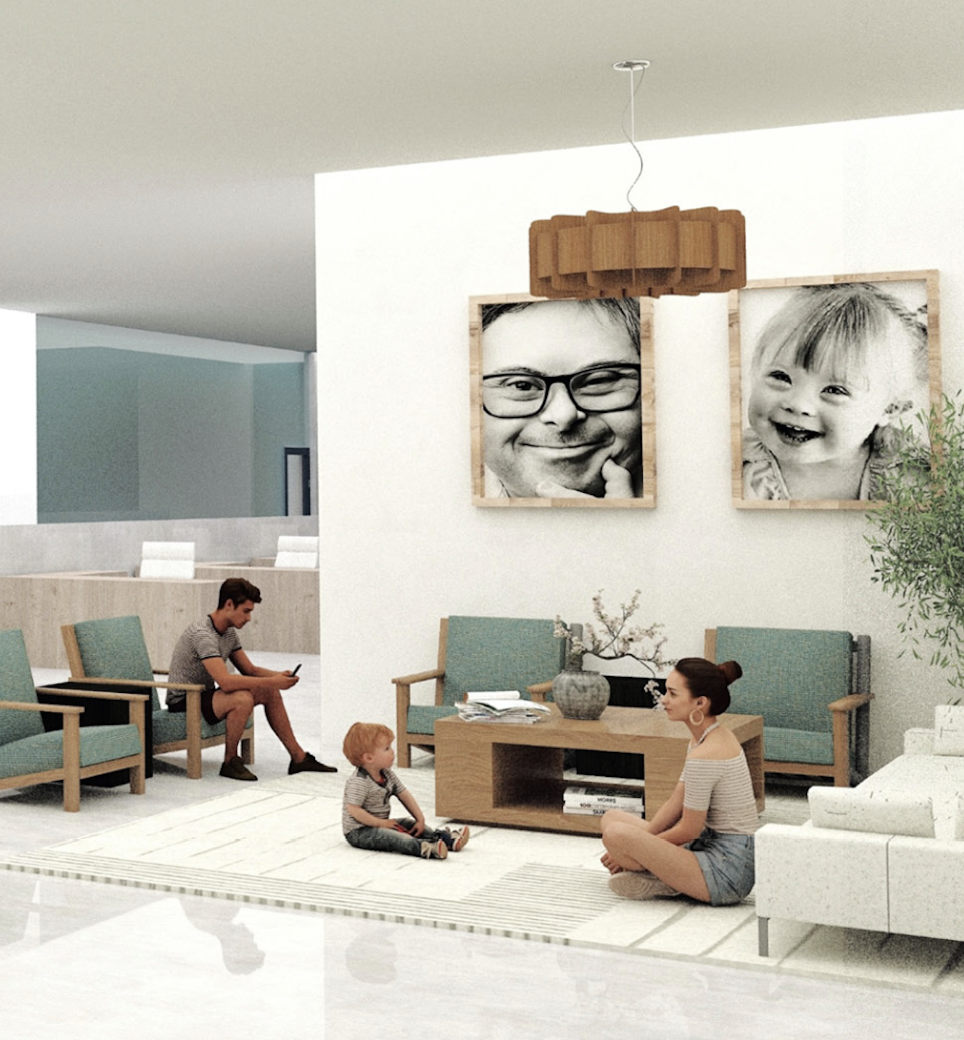 Downs Syndrome Rocks Office