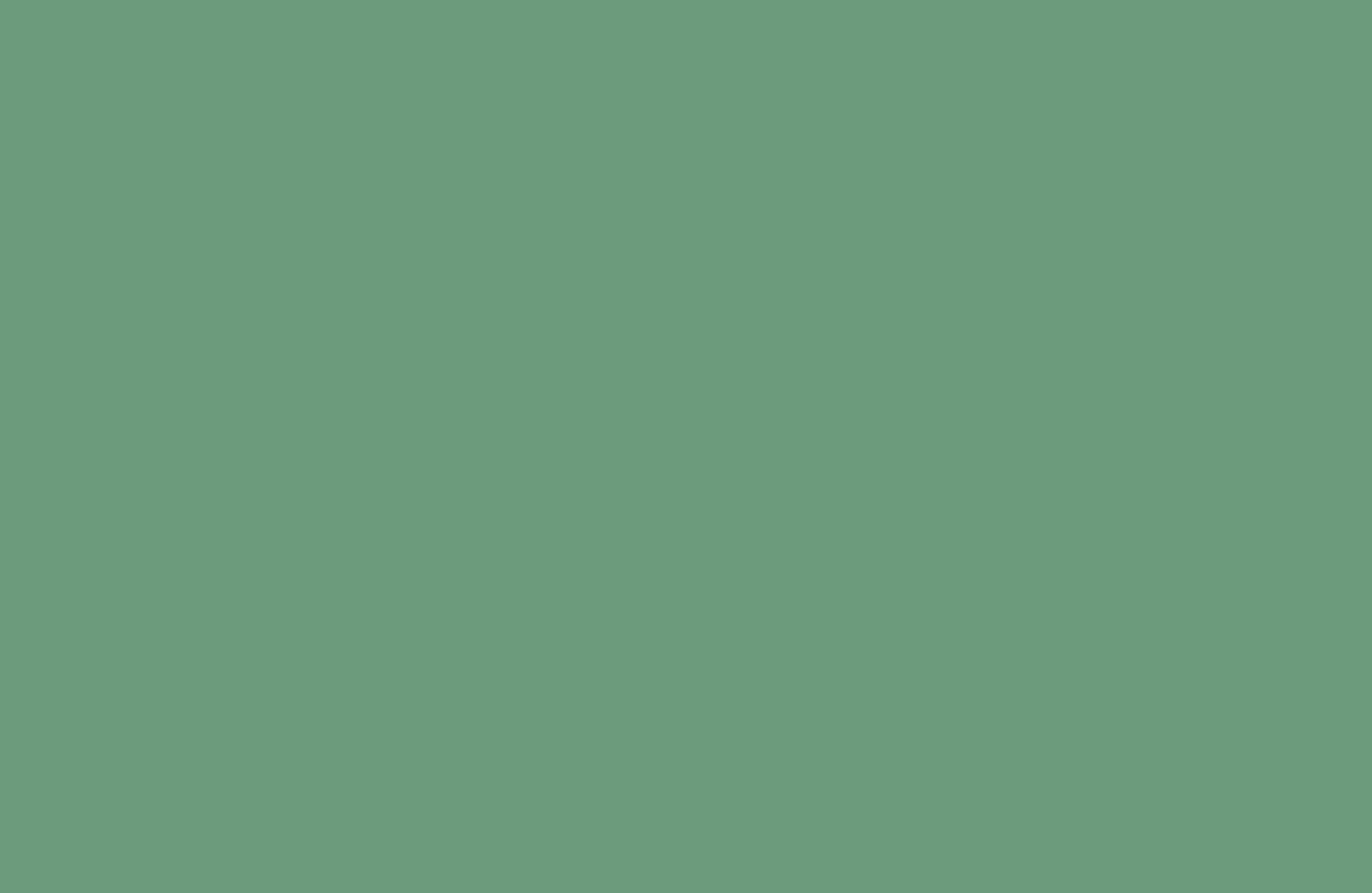An empty green background.