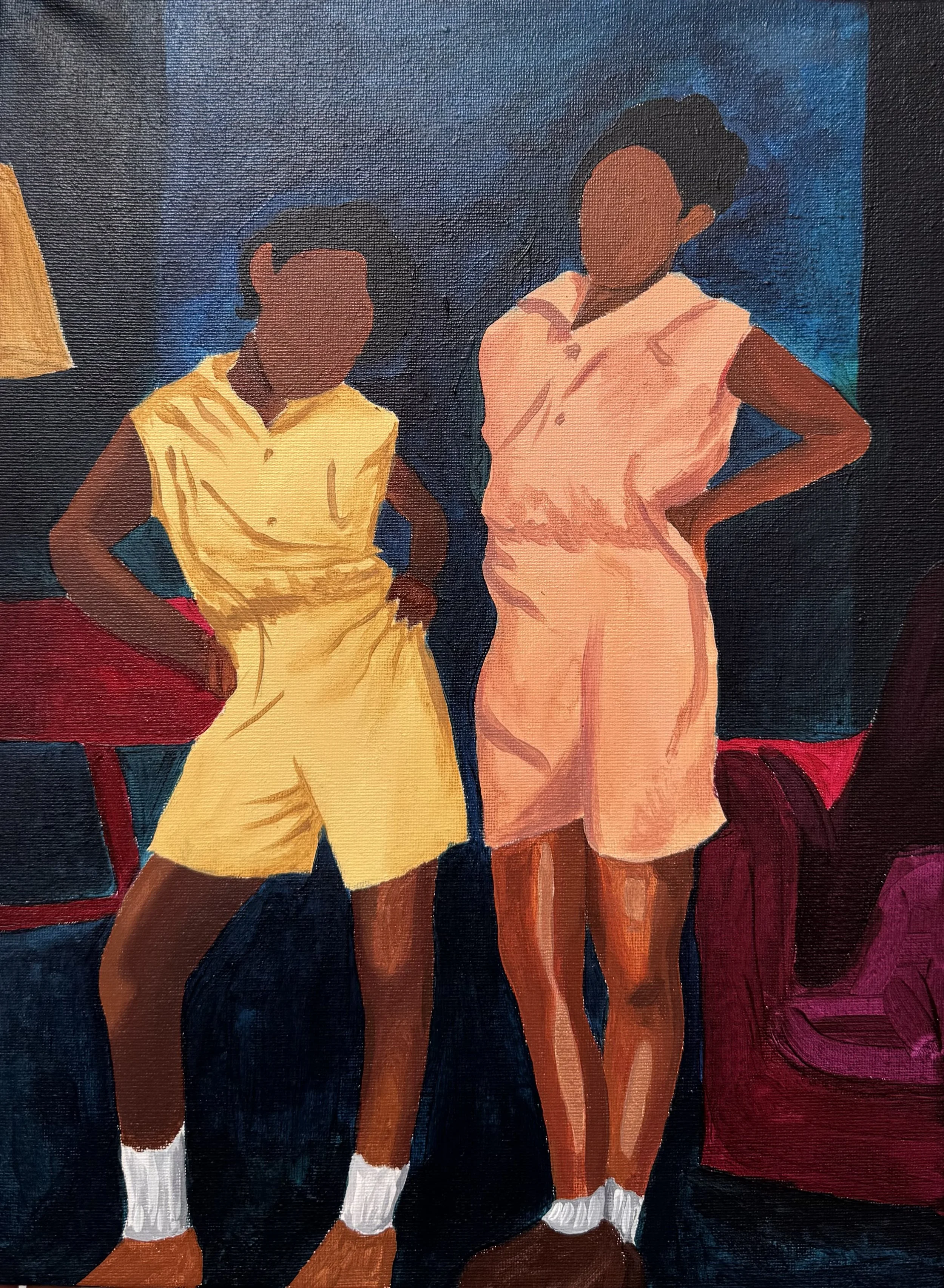 The Girls | acrylic on canvas | 12w x 16h | 2025
