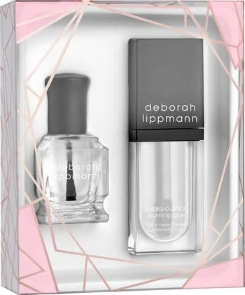 Deborah Lippmann nail and lip set