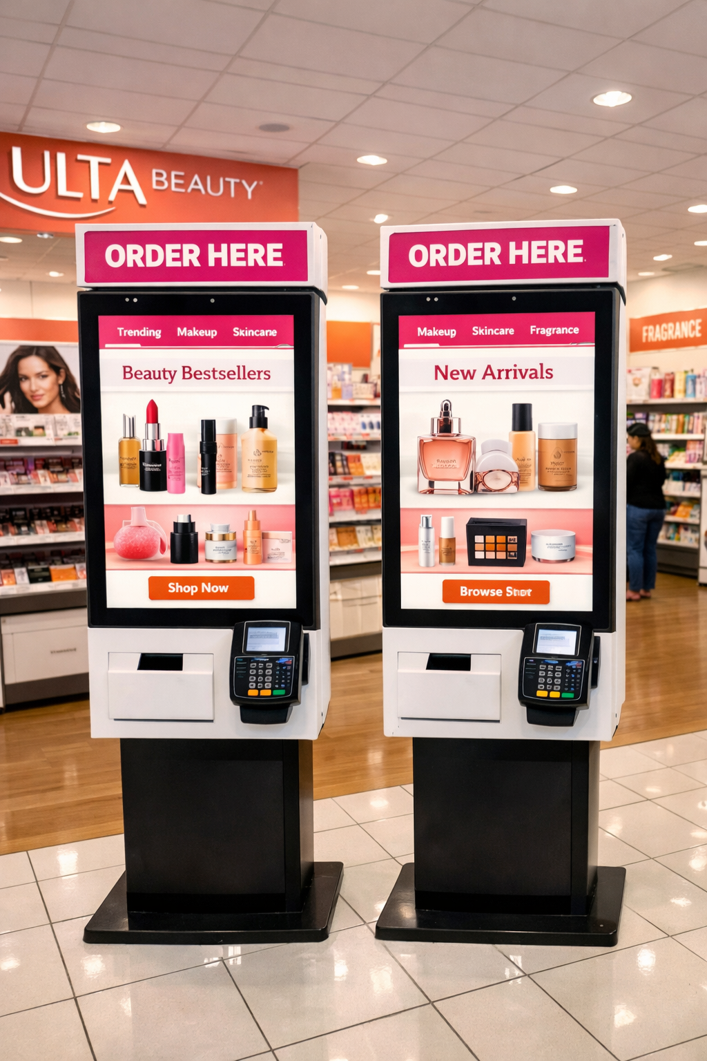 Registers for check out at Ulta