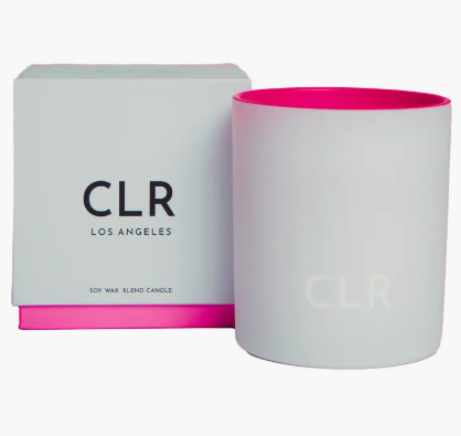 Hot Pink Candle by CLR