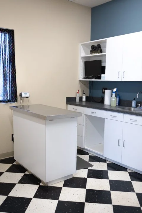 Smith Pet Care exam room.
