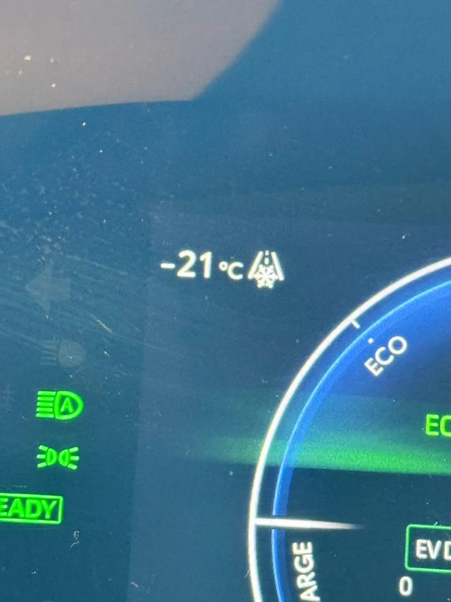 These pictures were shot at minus -21 degrees