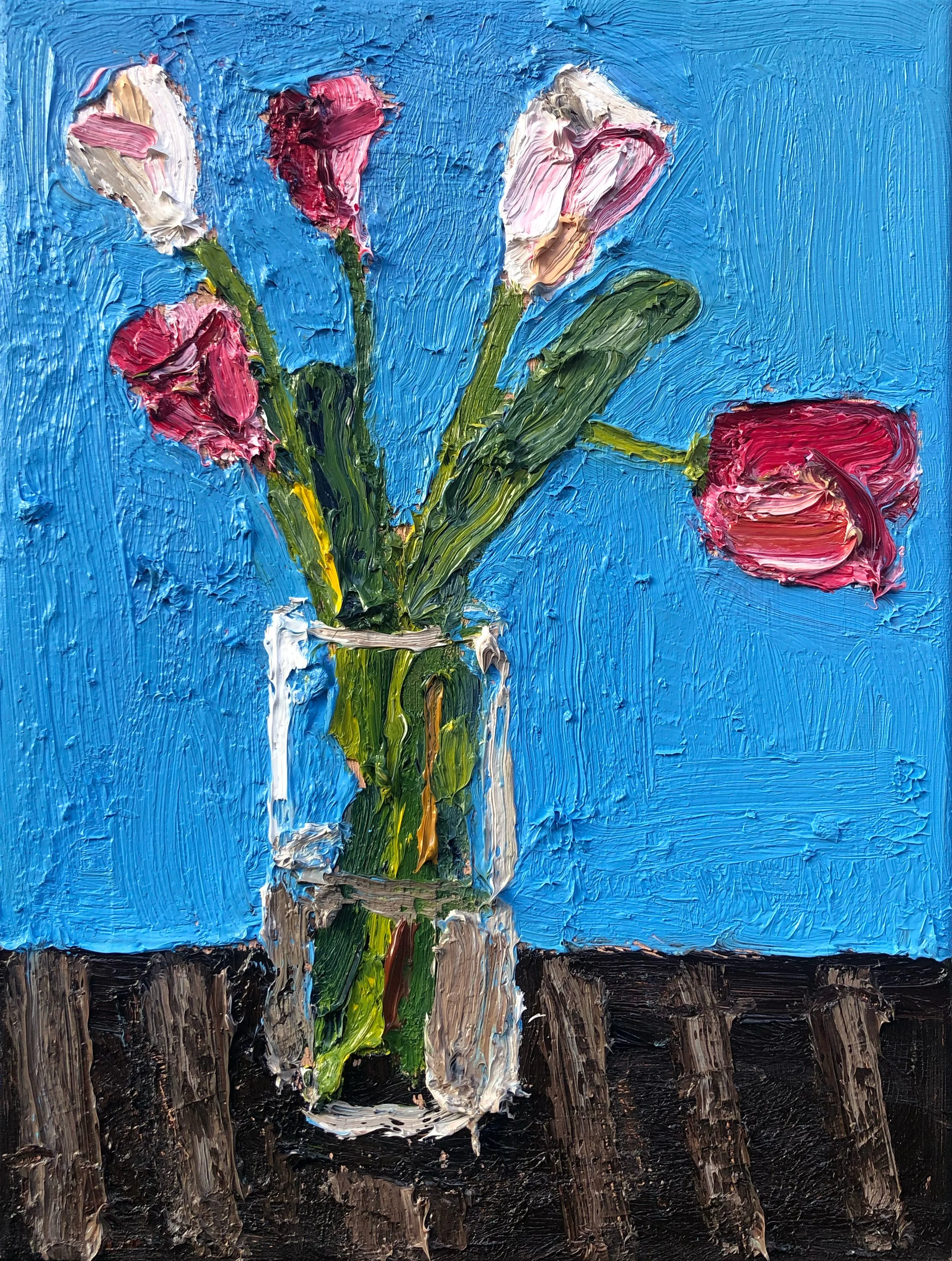 Not too far to fall, Oil on canvas, 30 x 40 cm