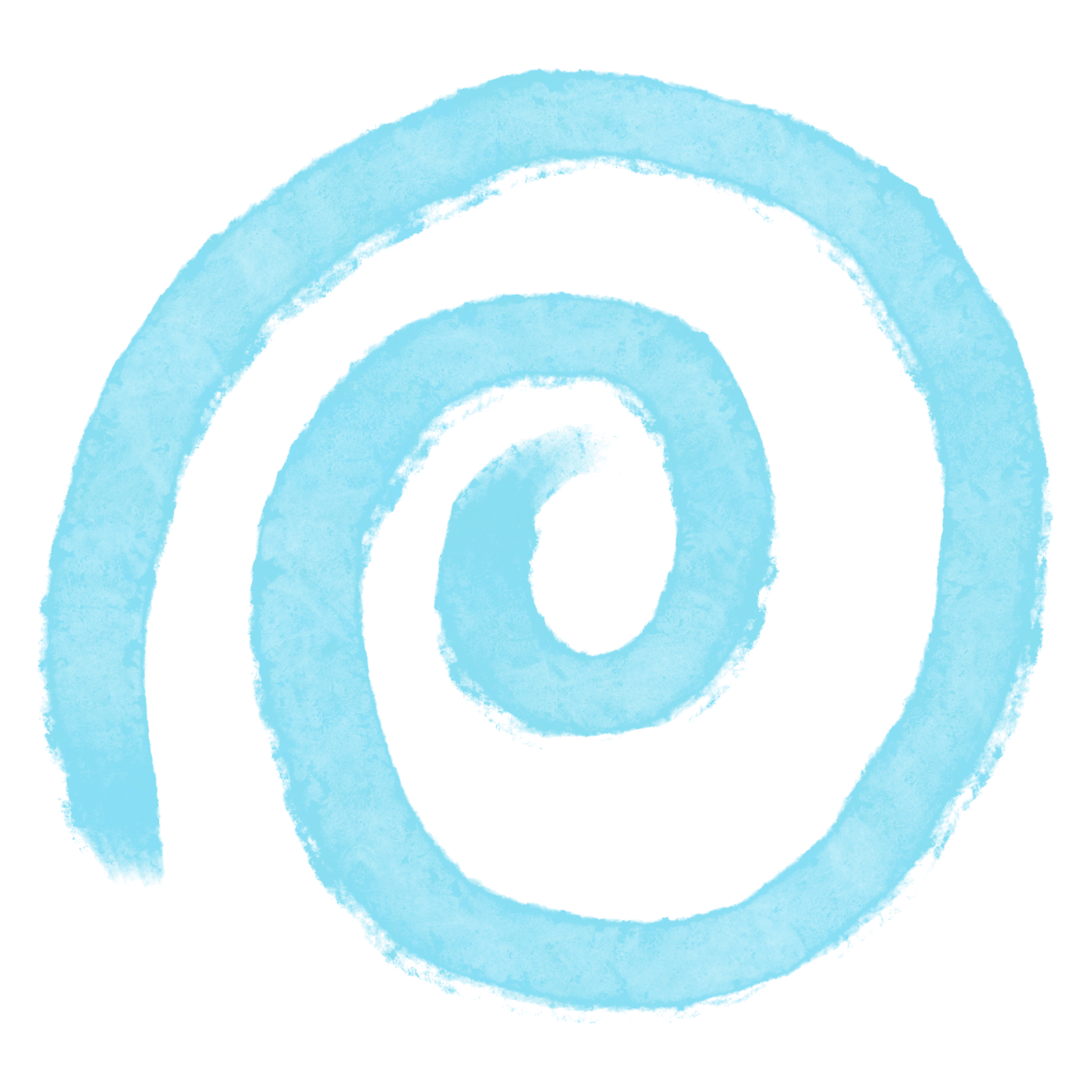 Light blue at symbol (@) icon.