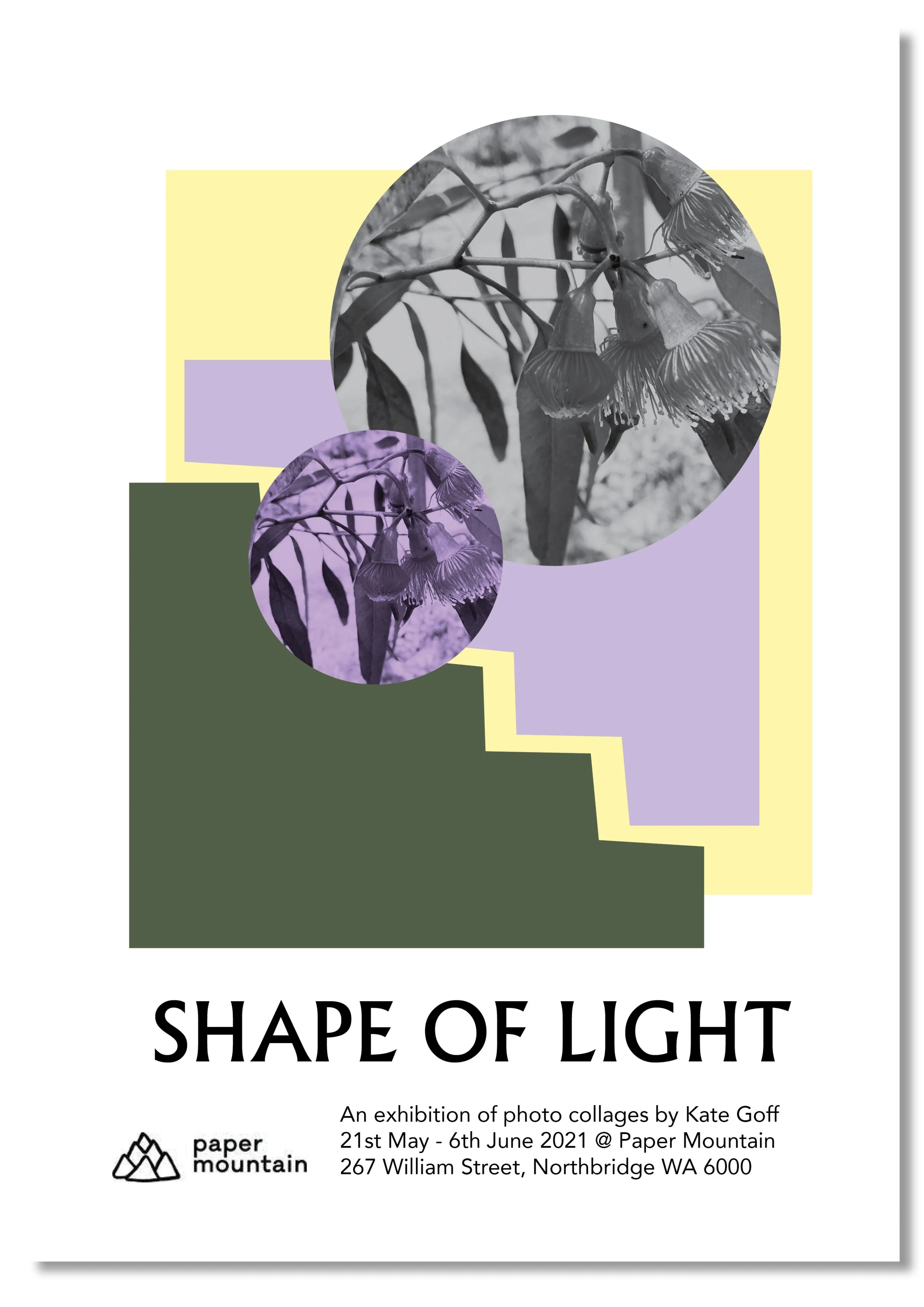 Shape of Light exhibition poster