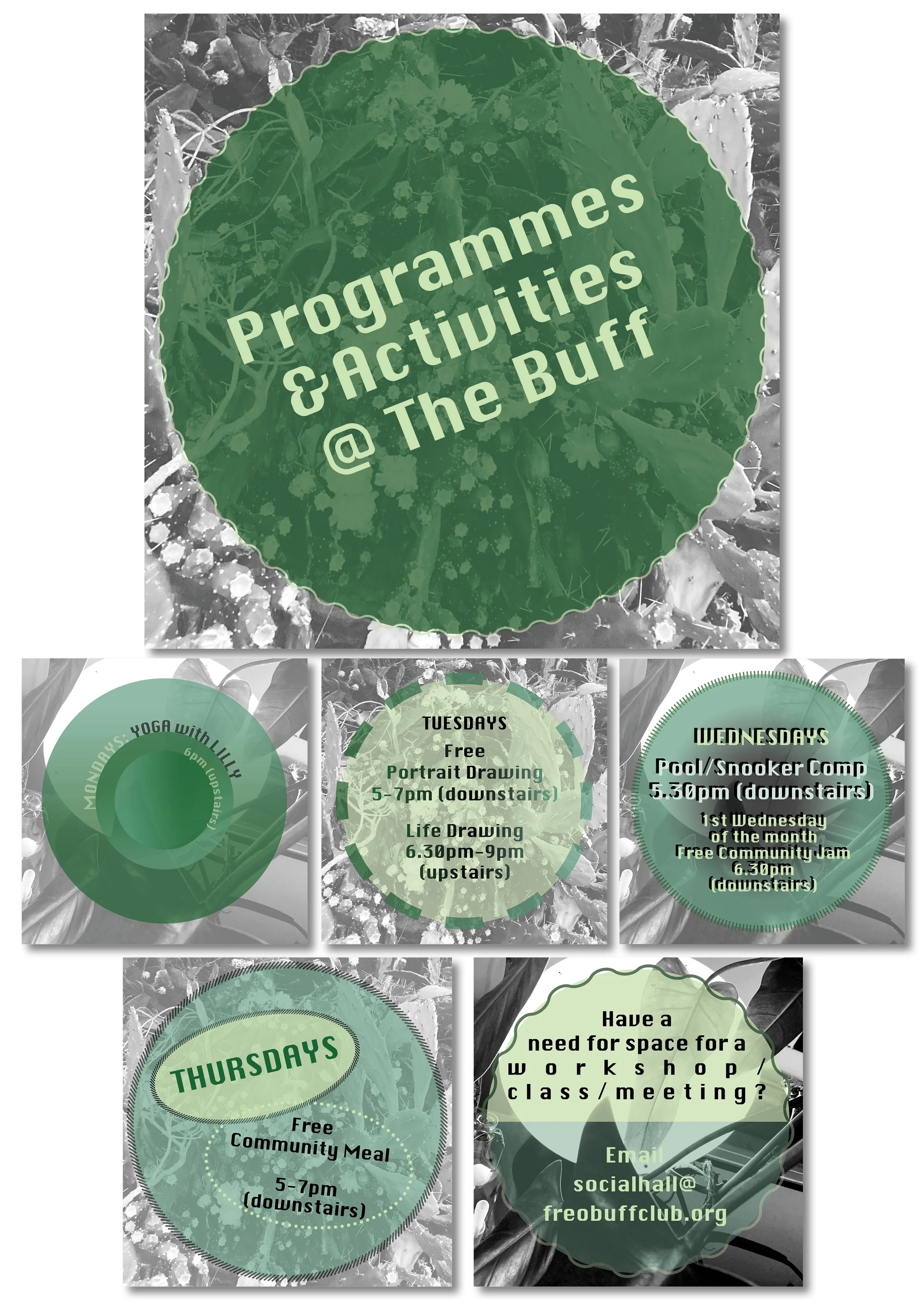 Fremantle Buffalo Club social media tiles