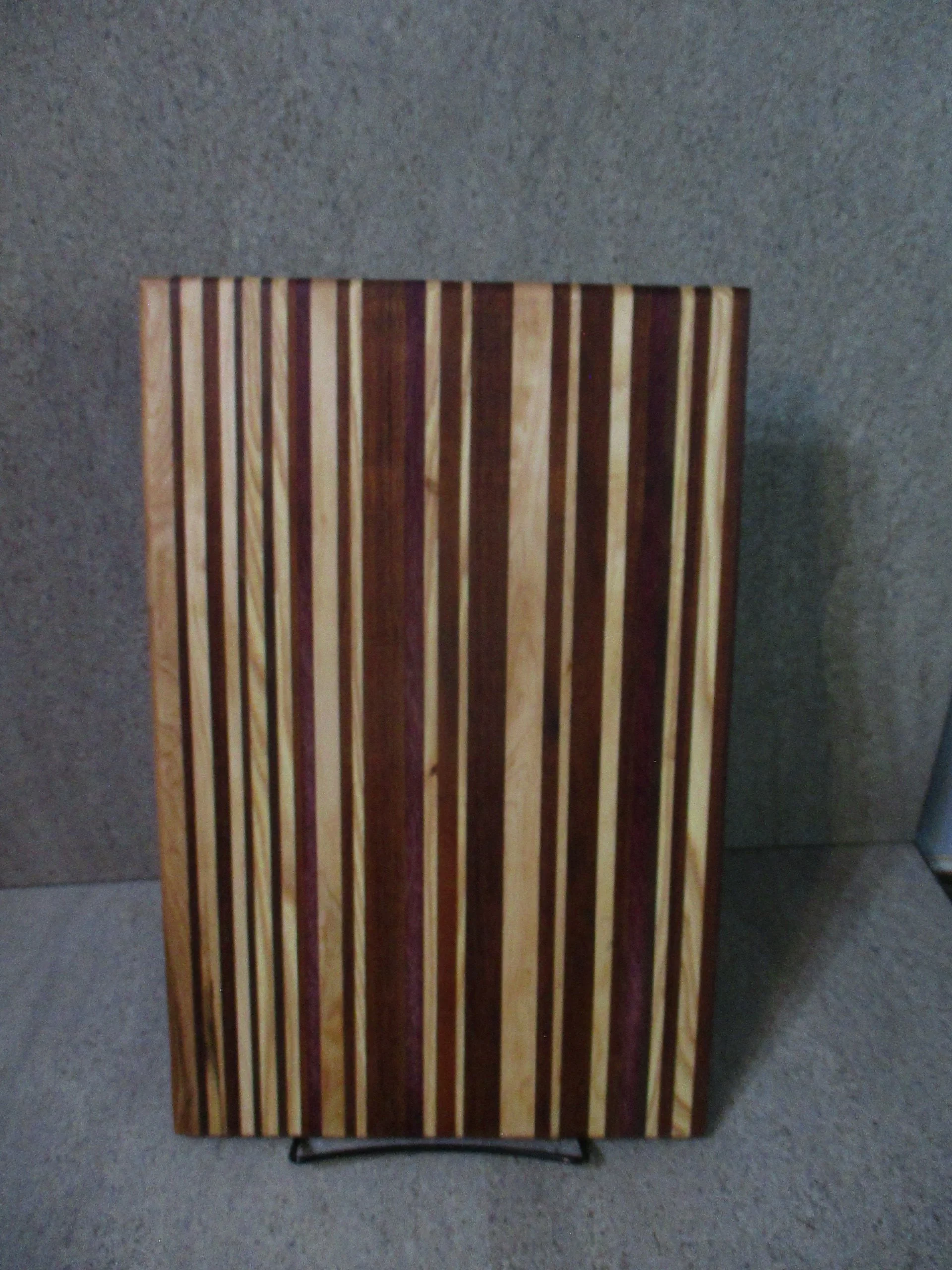 Large Striped Cutting Board