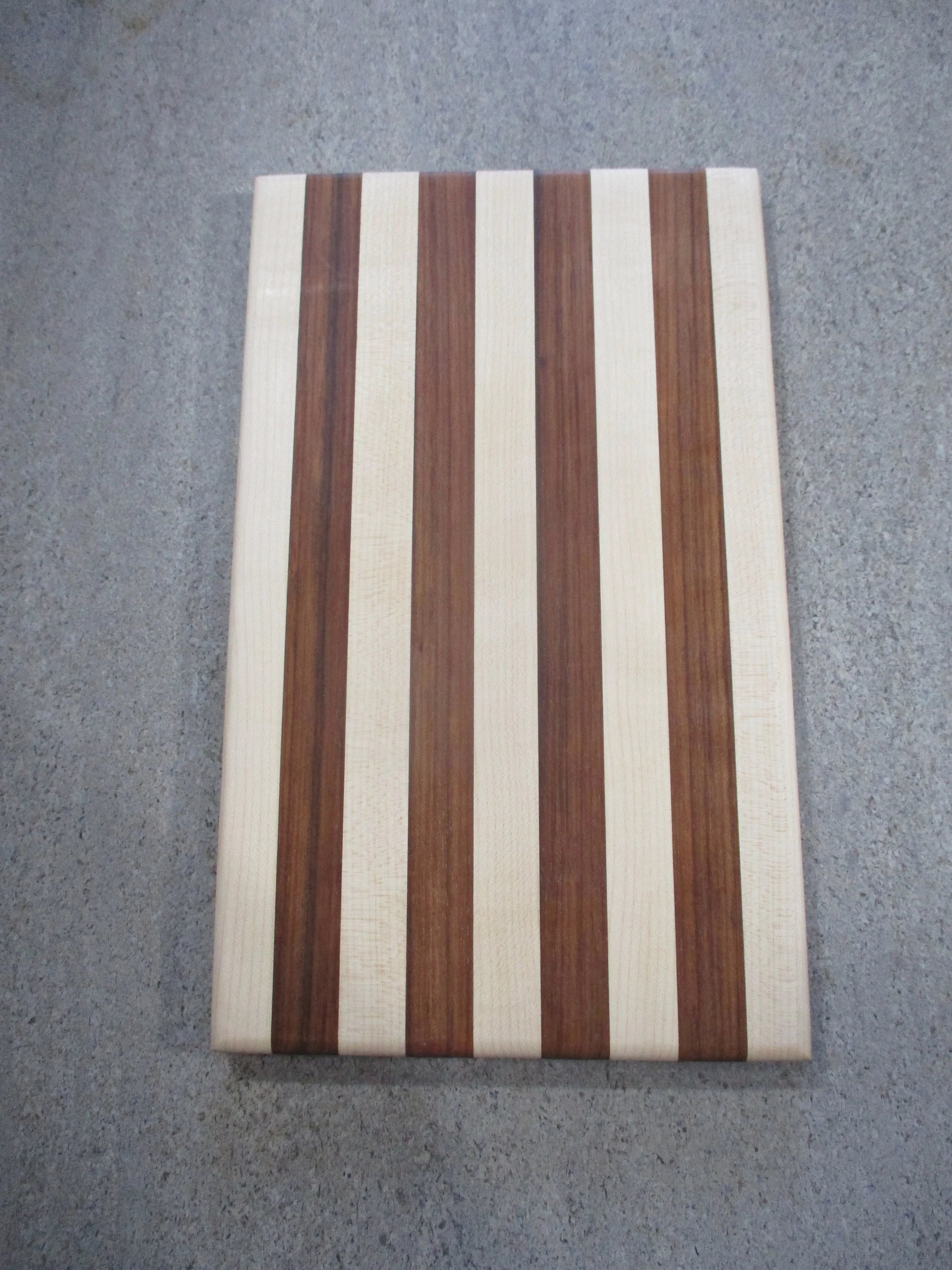 Brazilian Cherry and Maple Cutting Board