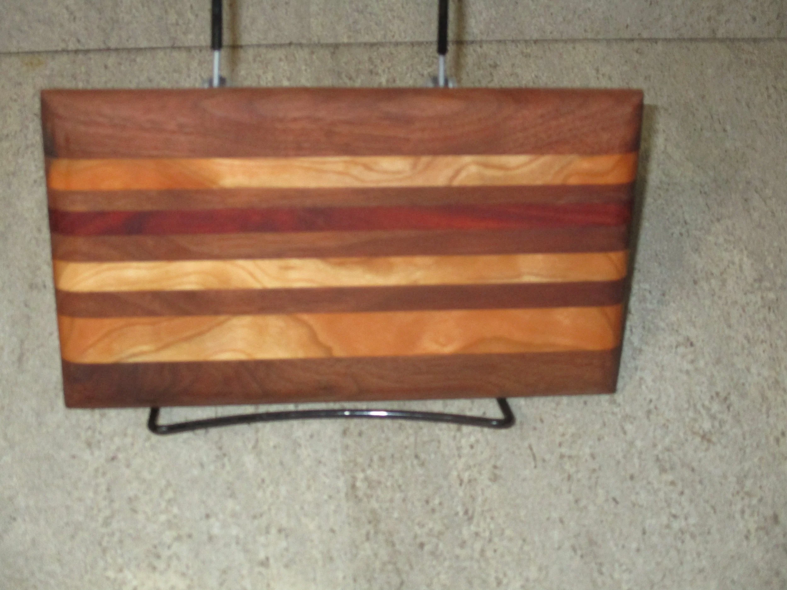 Small Striped Cutting Board