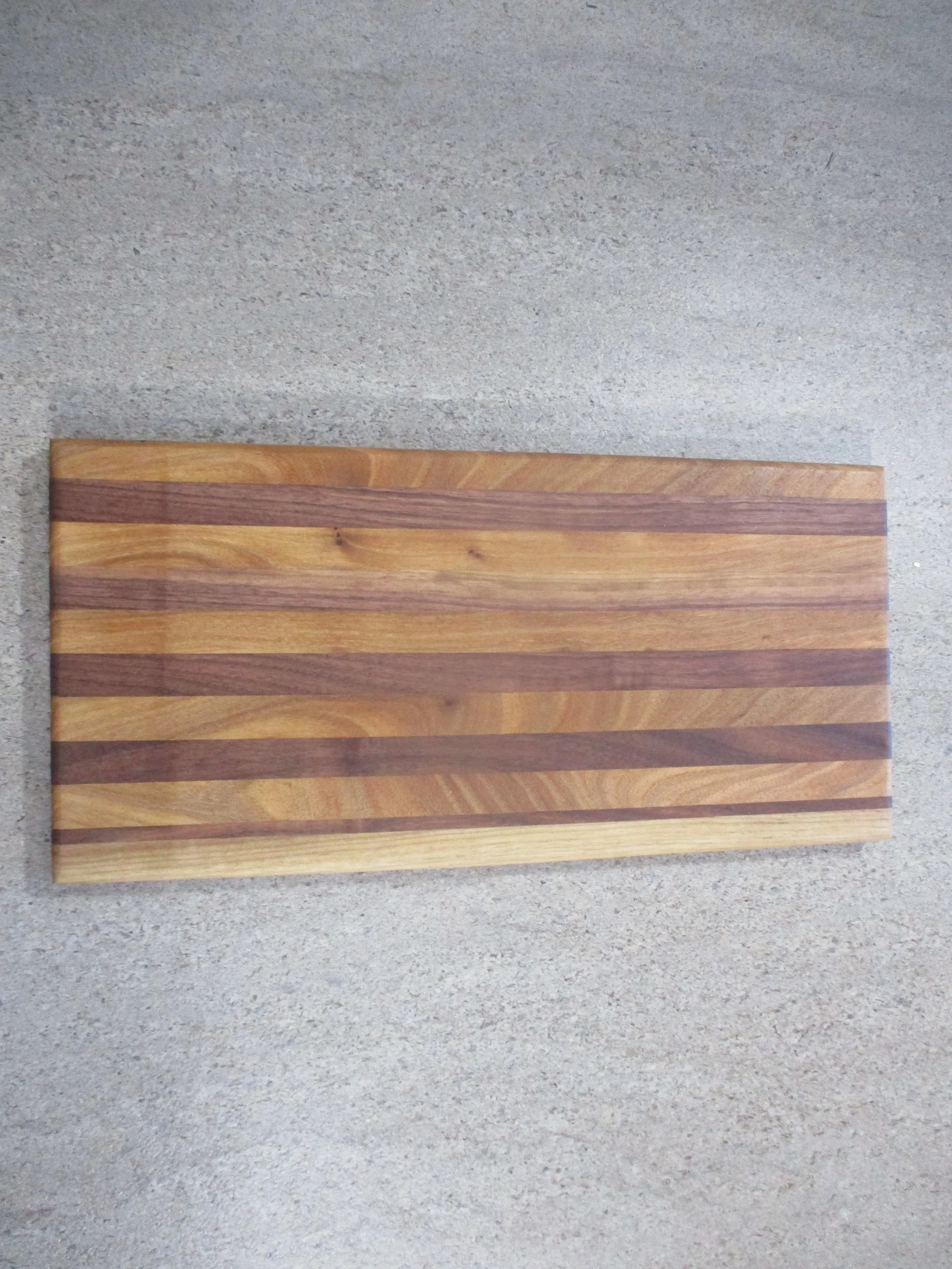 Locally Harvested Walnut and Elm Cutting Board