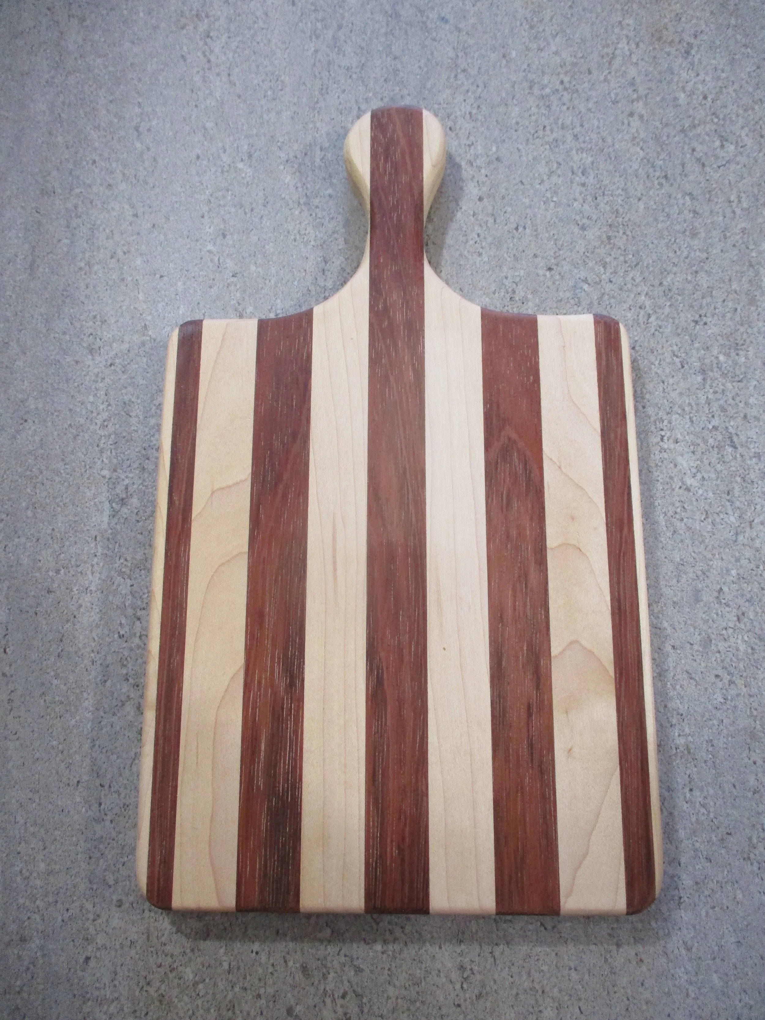 Brazilian Cherry and Maple Cutting Board