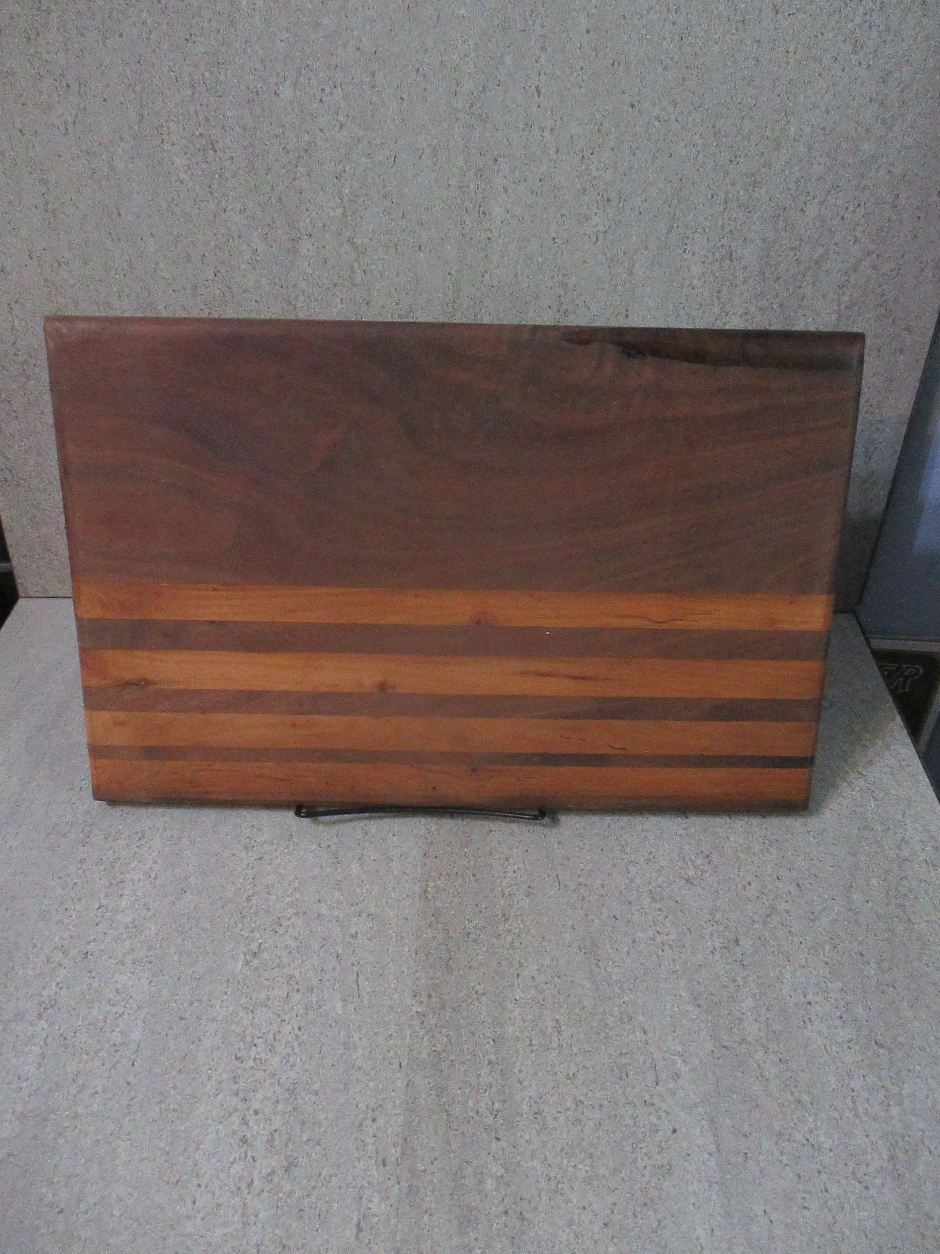 Locally Harvested Walnut and Cherry with Resin Edge