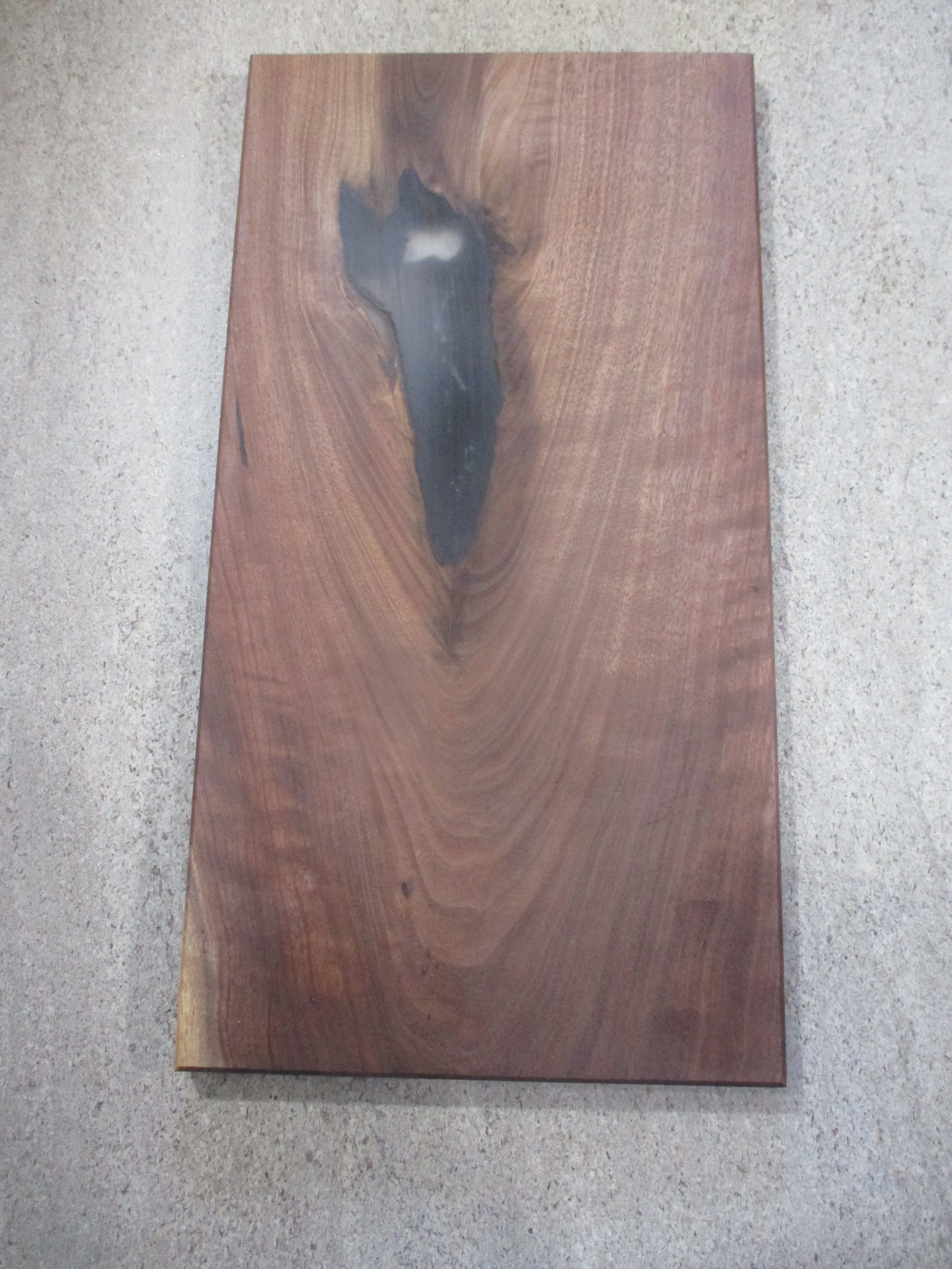 Locally Harvested Walnut with Epoxy Cutting Board