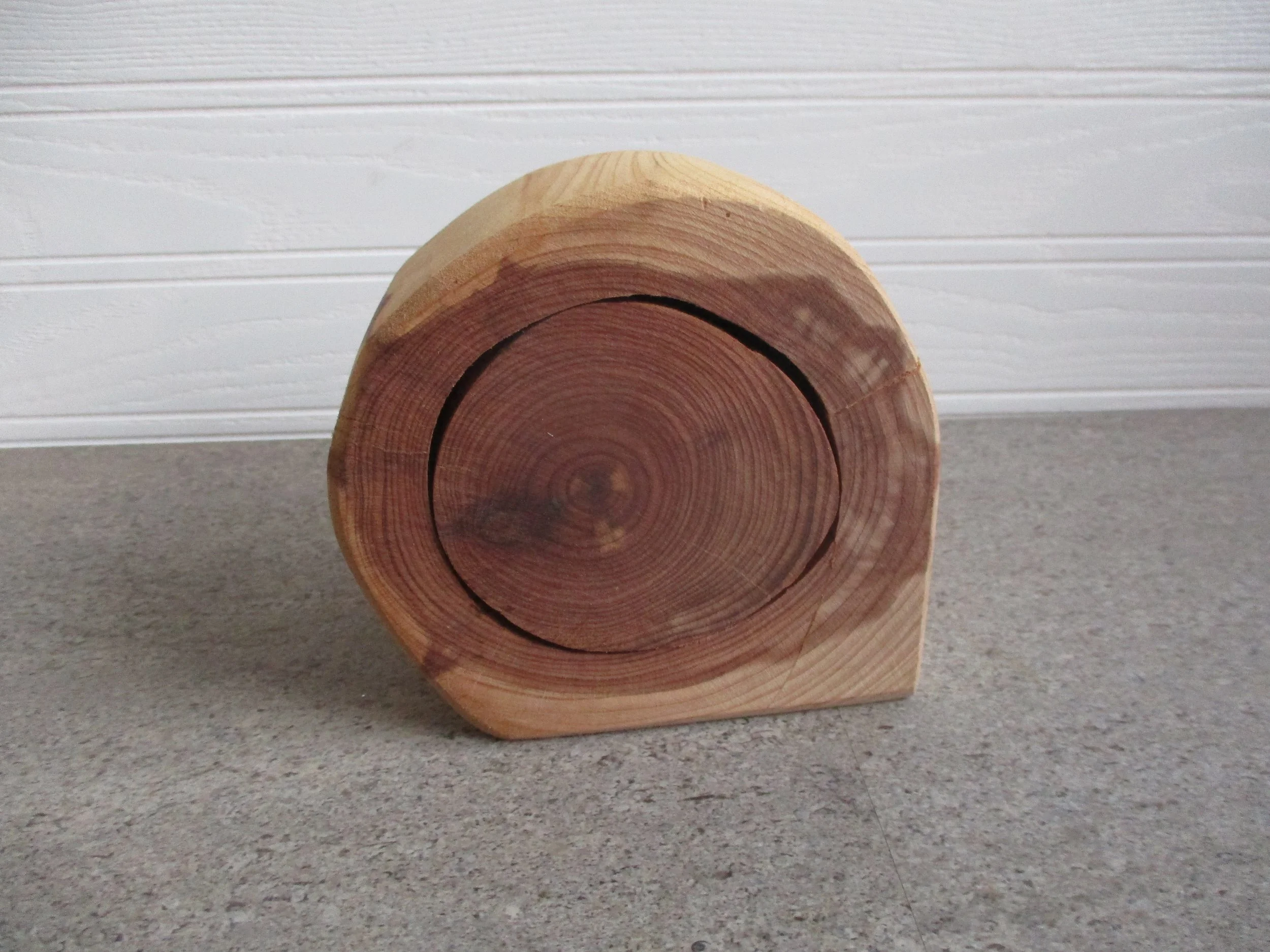Cedar Log Bandsaw Box