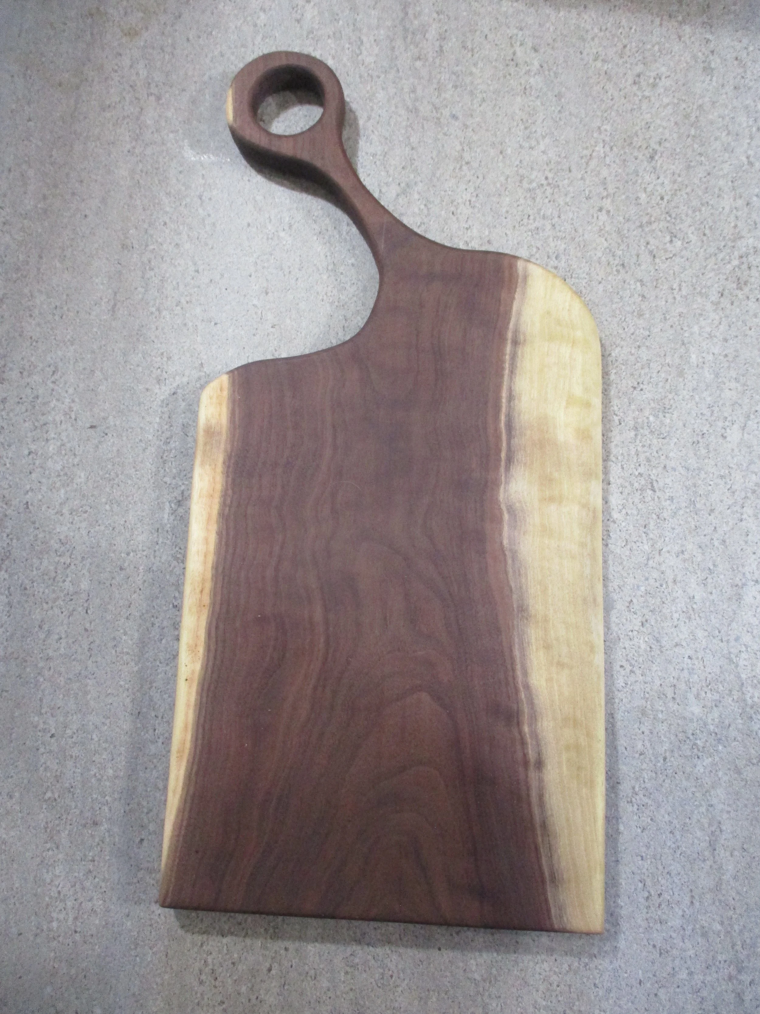 Locally Harvested Walnut Live Edge Charcuterie Board