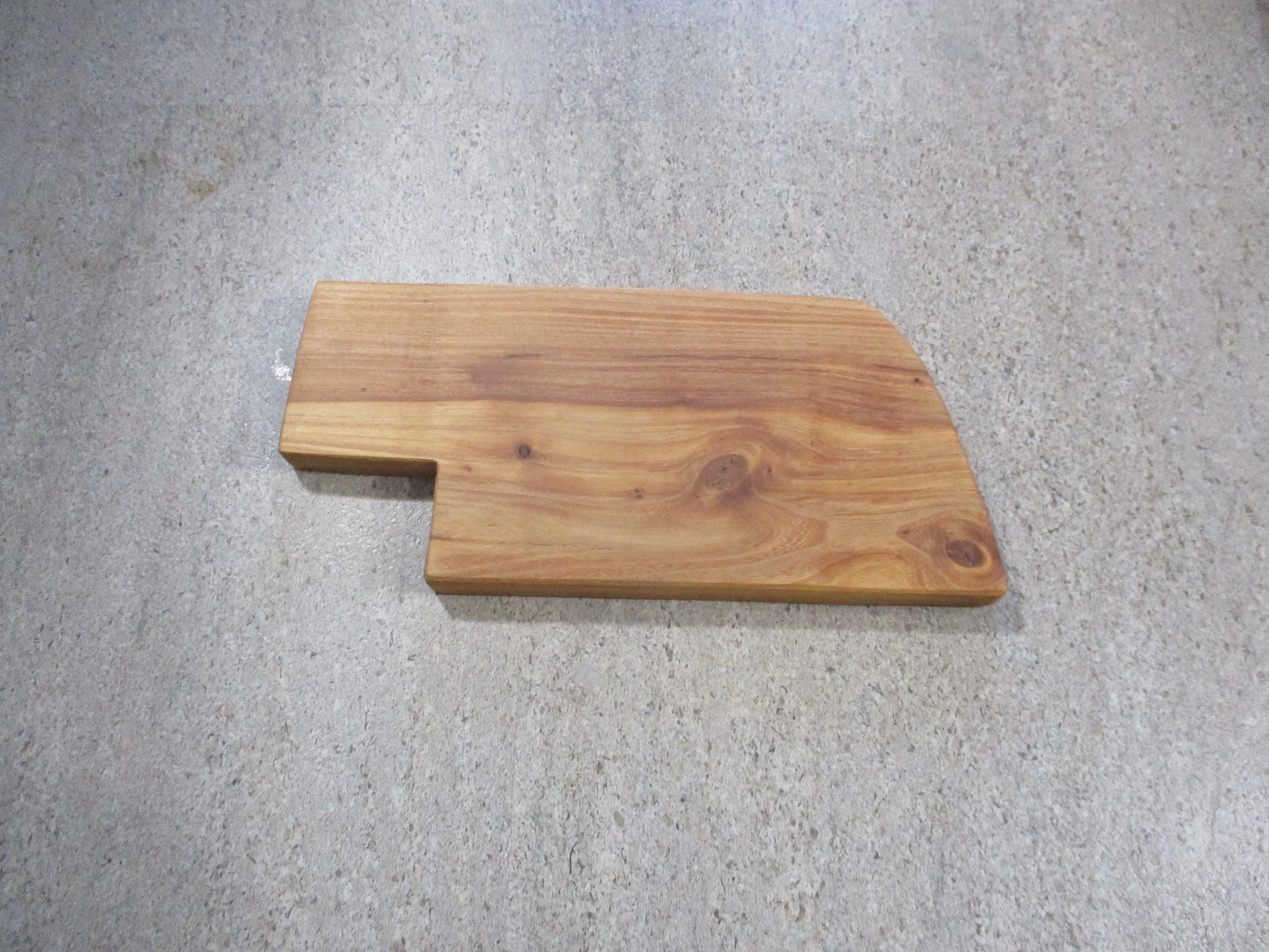 Locally Harvested Elm Nebraska Cutting Board