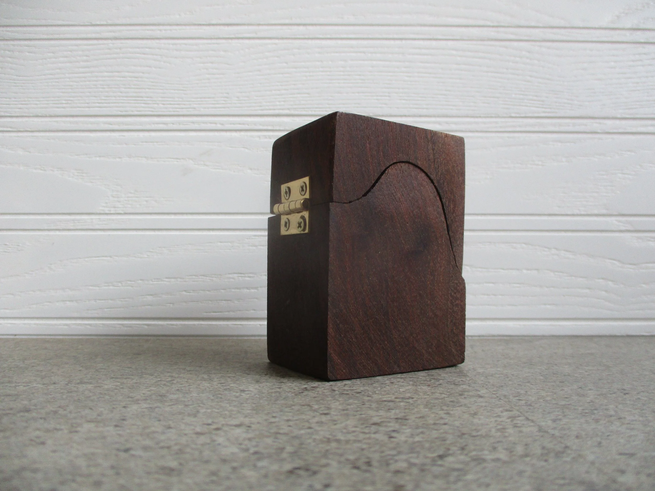 Hinged Walnut Box