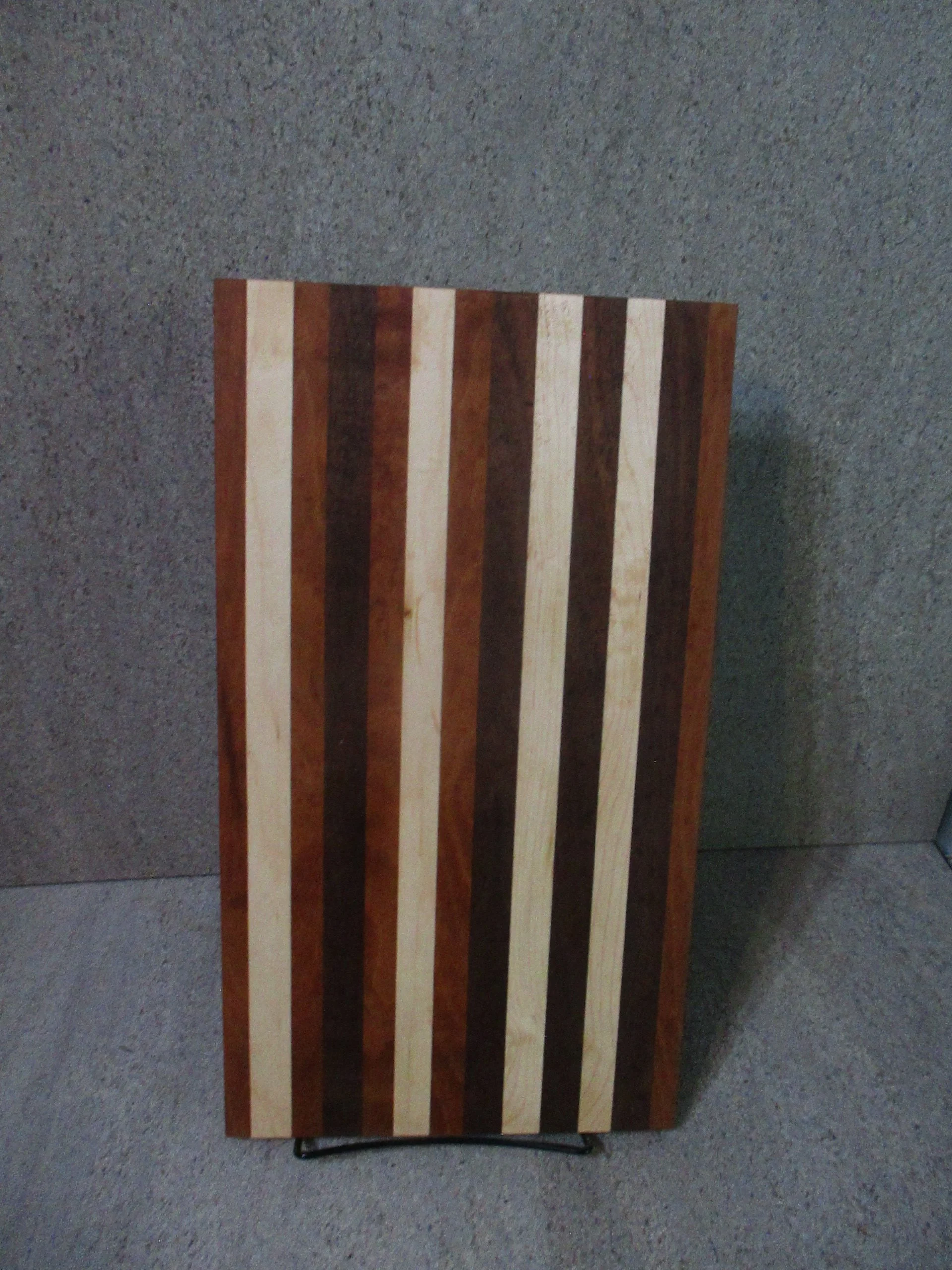 Large Striped Cutting Board