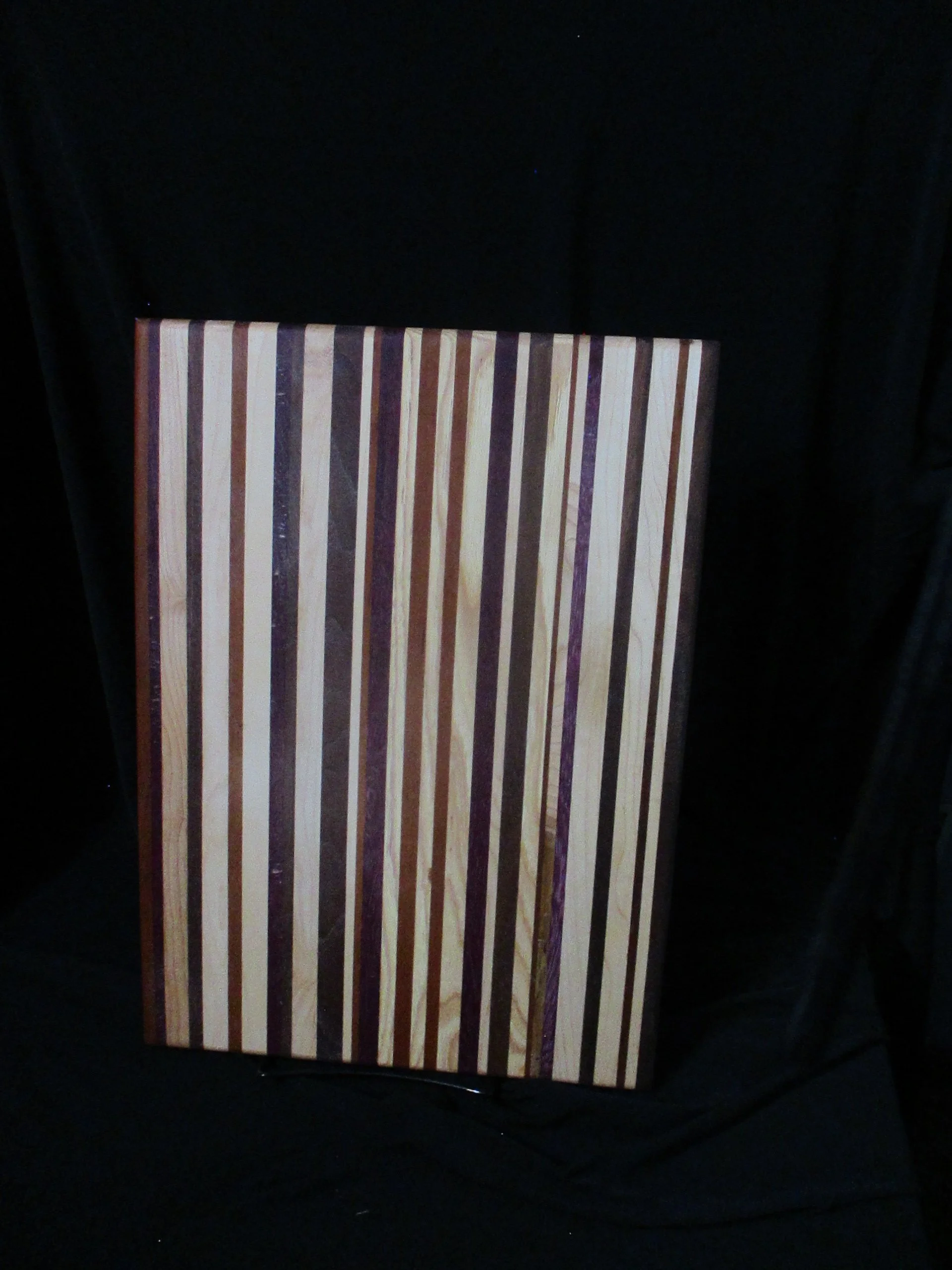 Large Striped Cutting Board