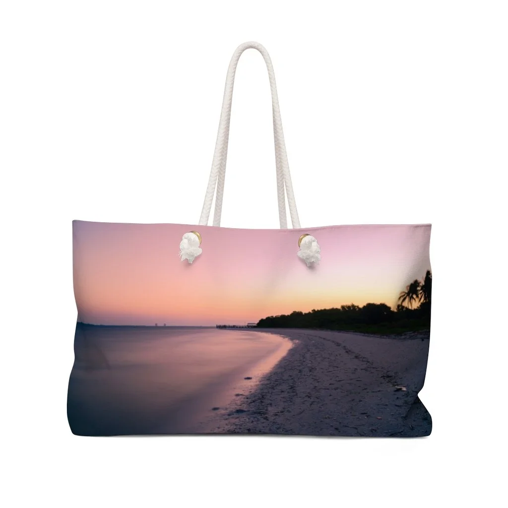 Sanibel Lighthouse Beach Weekender Bag